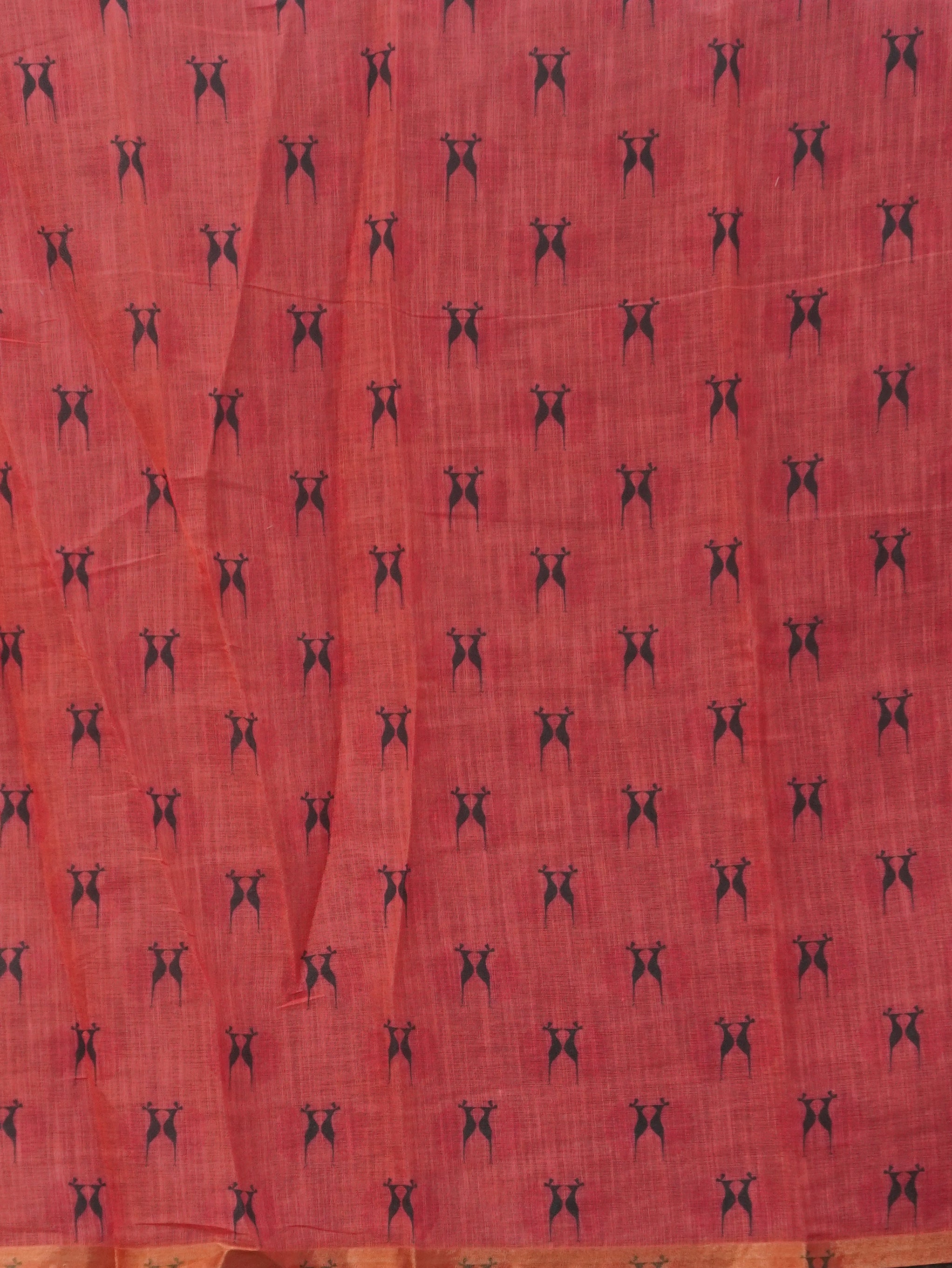 Linen Cotton Saree | TTDS3458