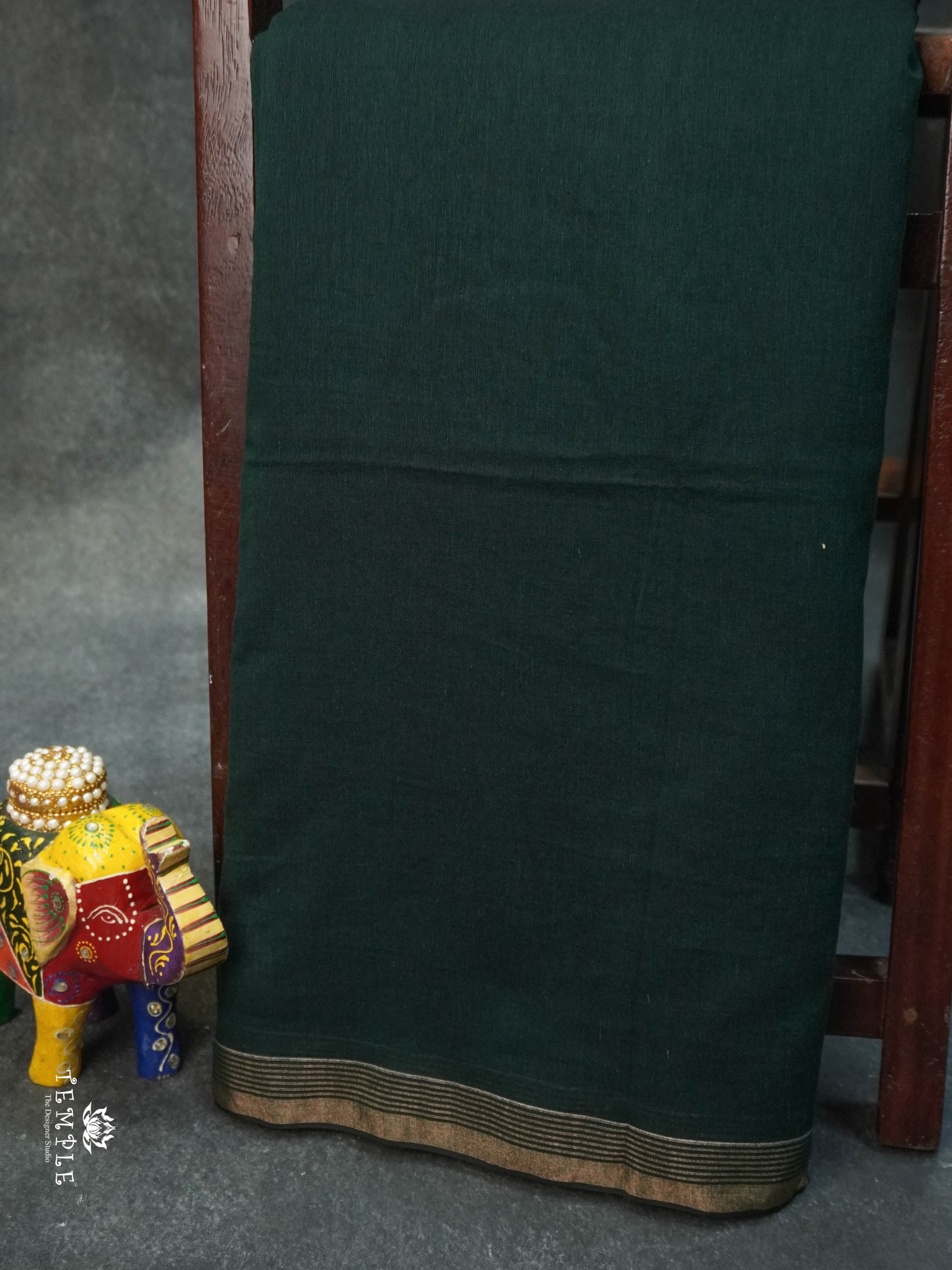 Linen Cotton Saree - Design 6 | TTDS1570 | Pongal Fest