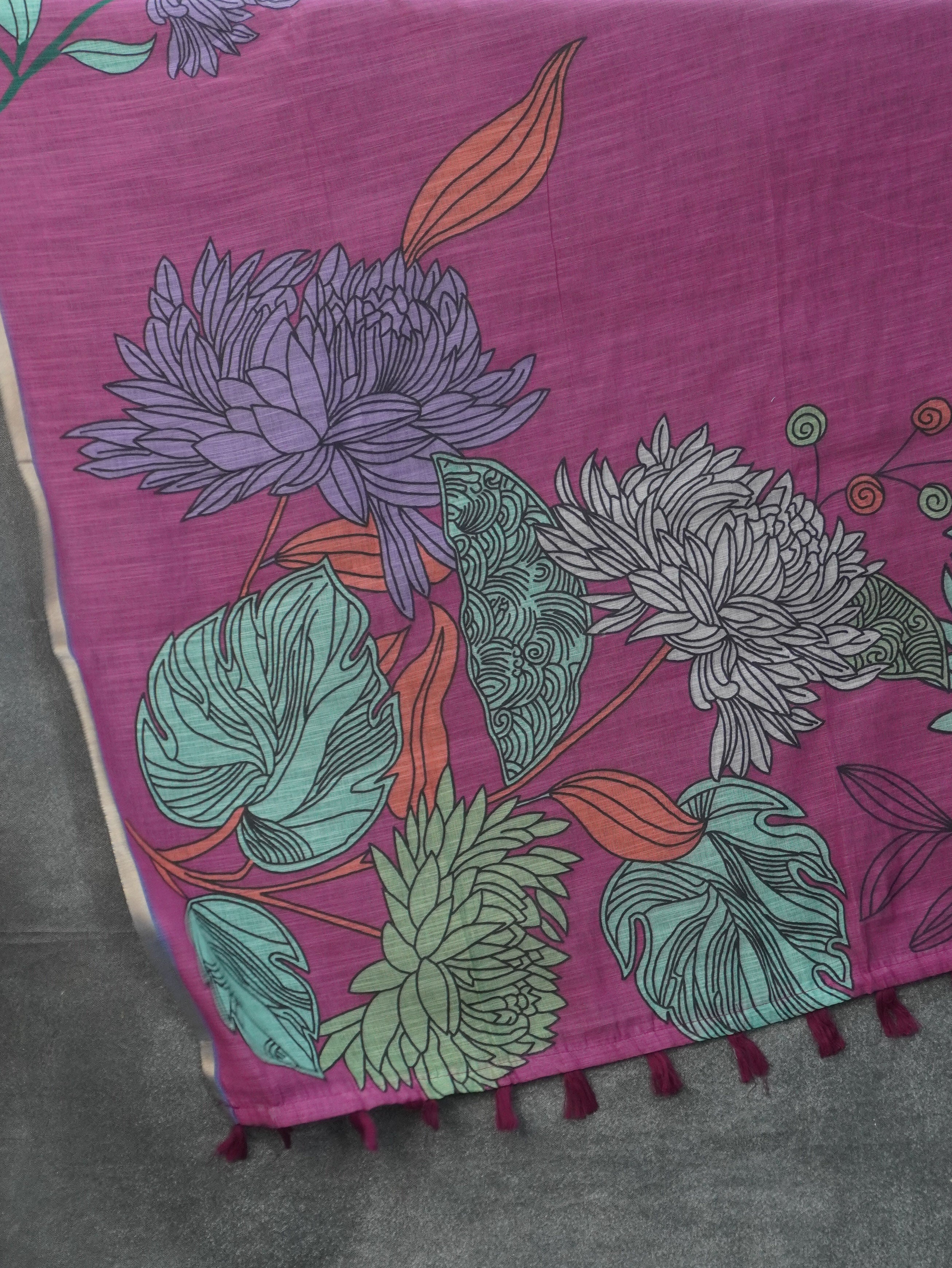 Chanderi Cotton Saree | TTDS3456