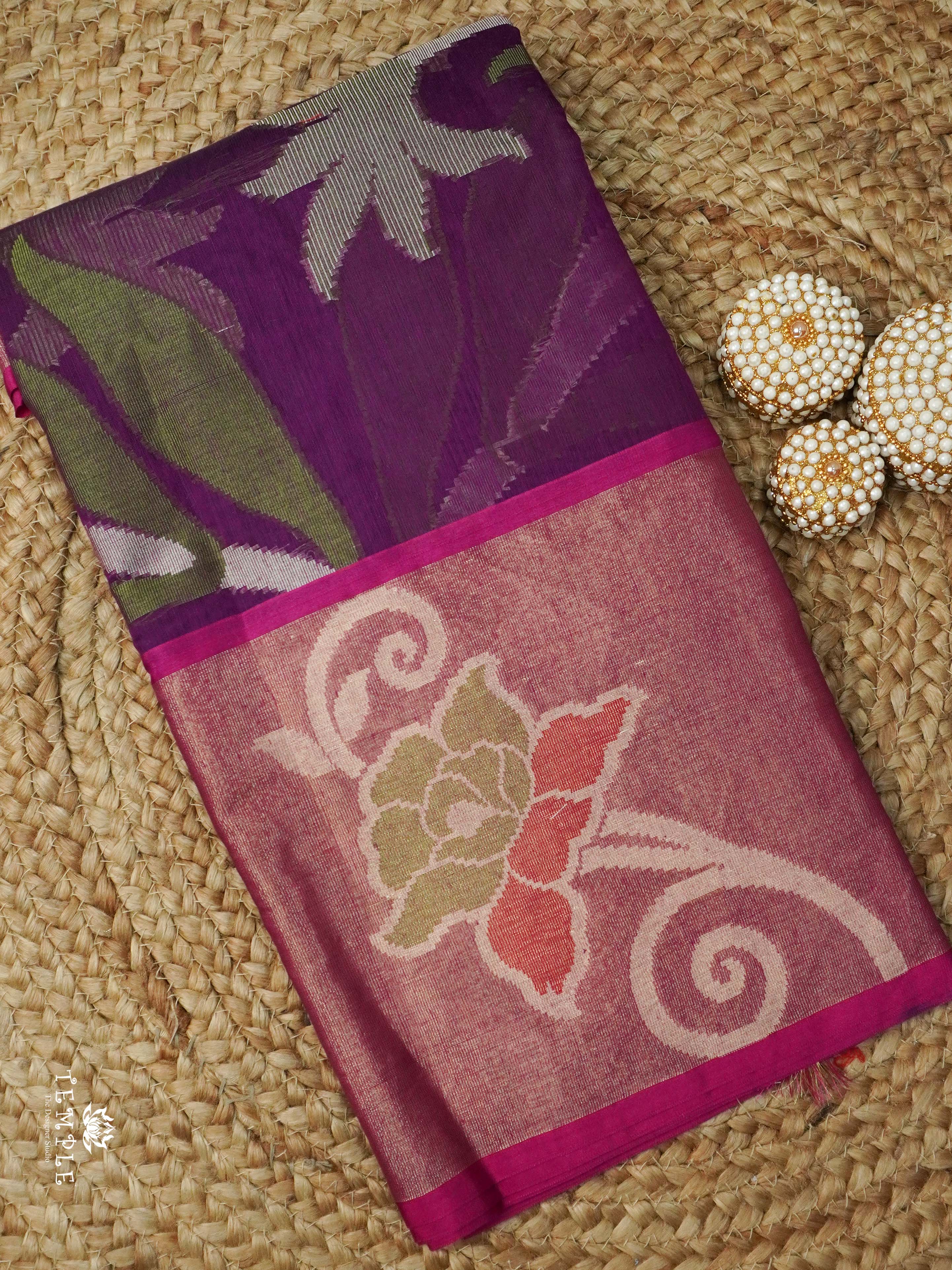 Ikkat Pochampally Saree  | TTDS1103