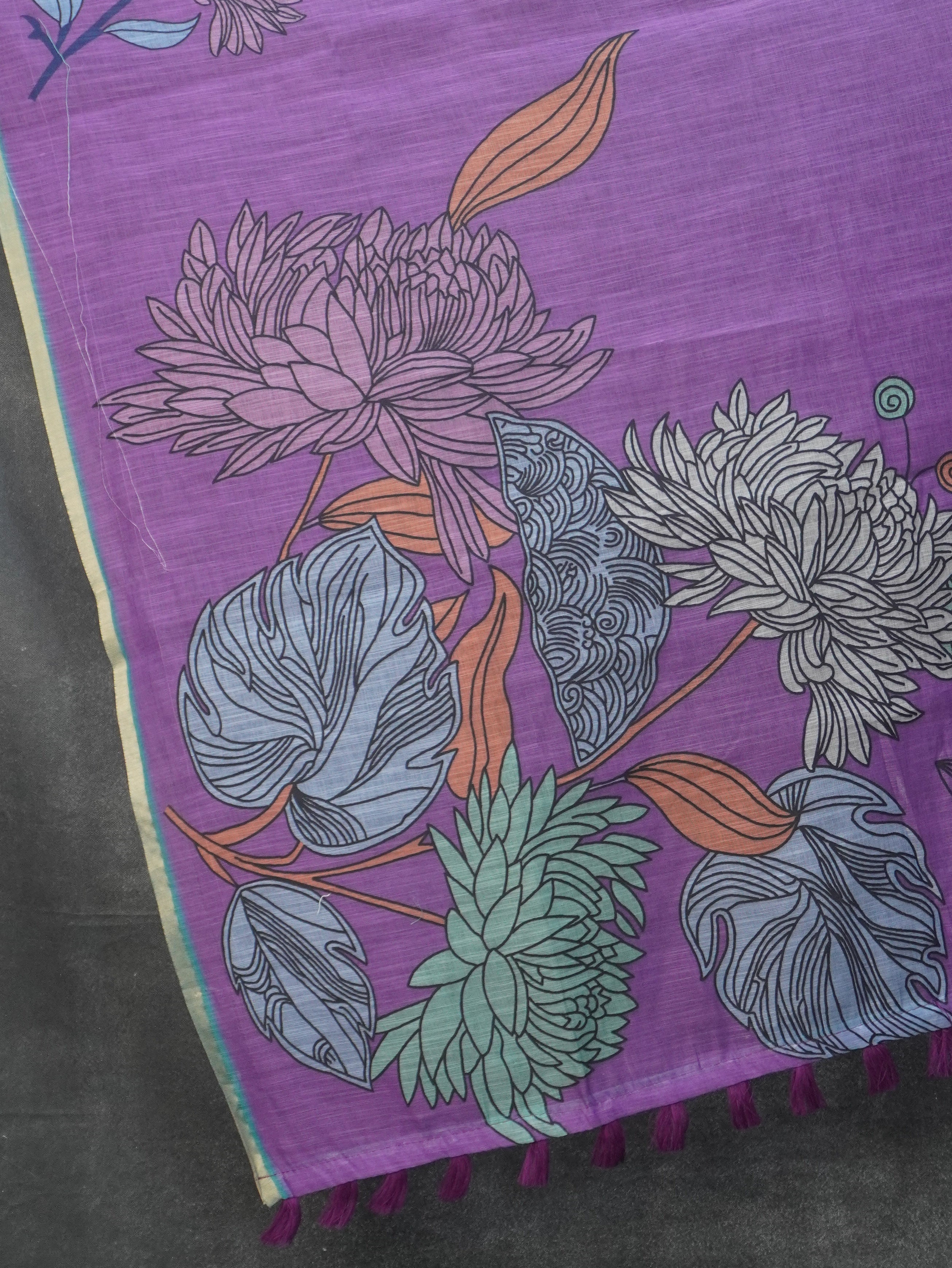 Chanderi Cotton Saree | TTDS3456