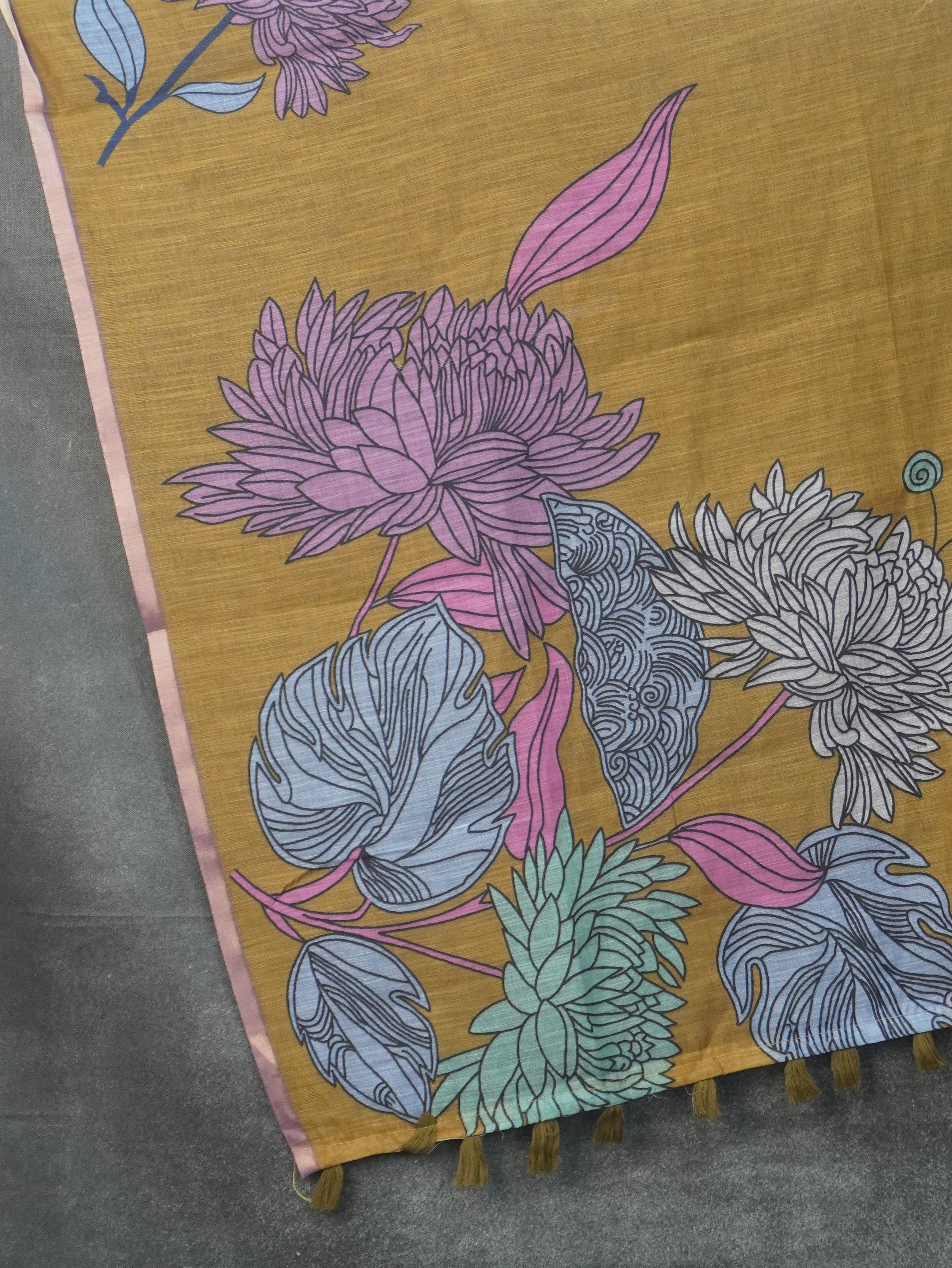 Chanderi Cotton Saree | TTDS3456