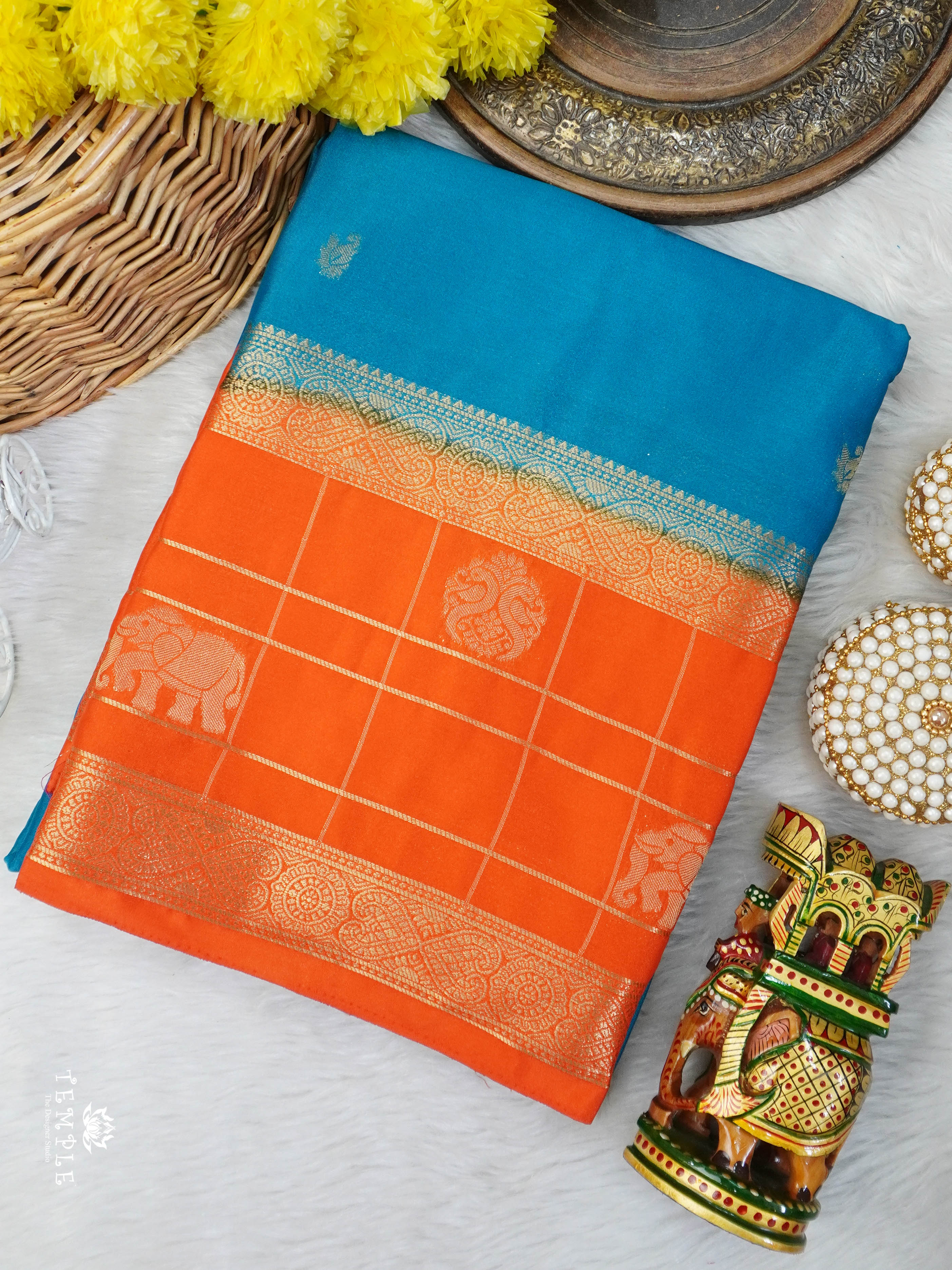Semi Mysore Silk Saree | TTDS3031
