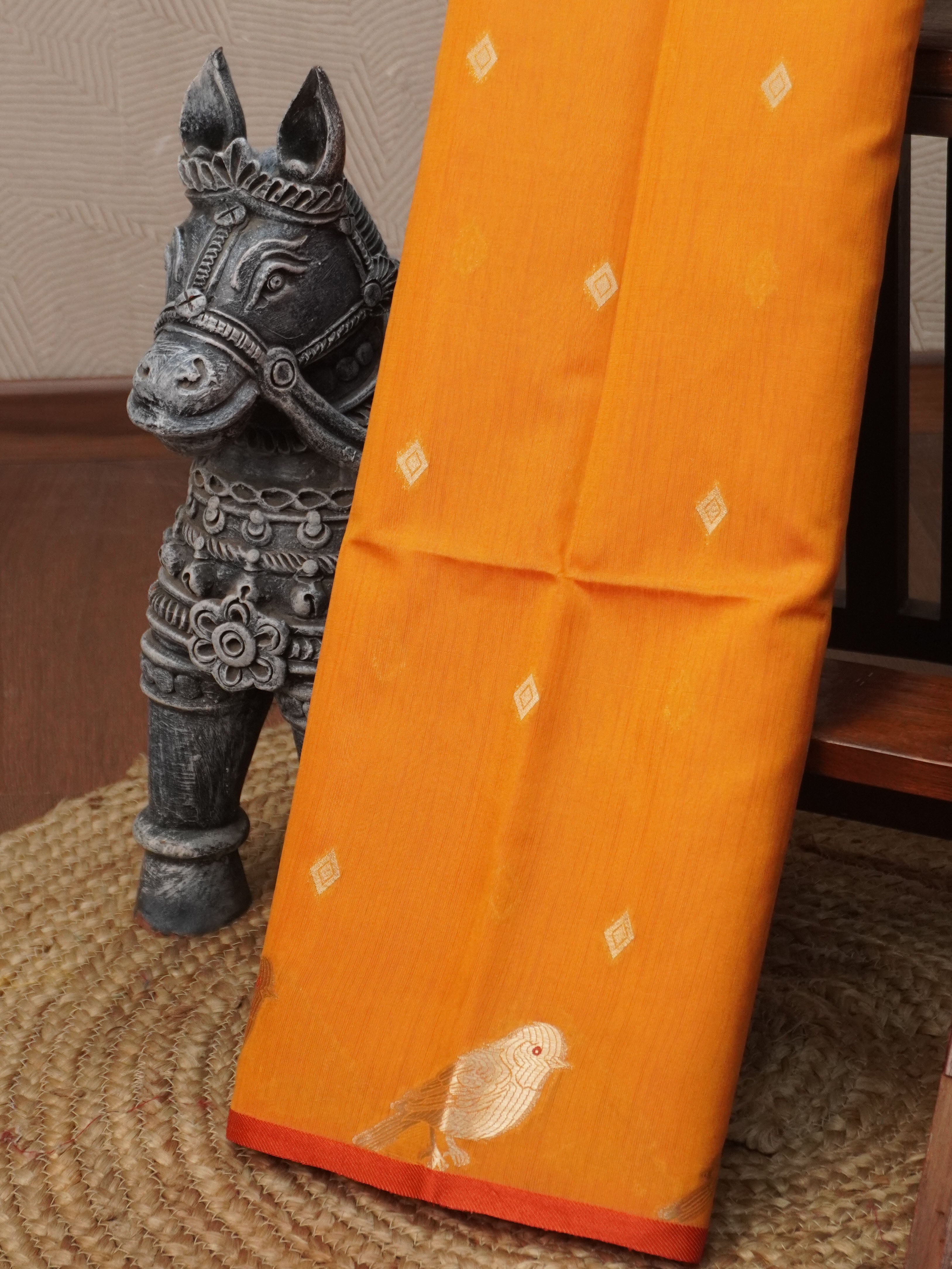 Raw Silk Saree | TTDS3460