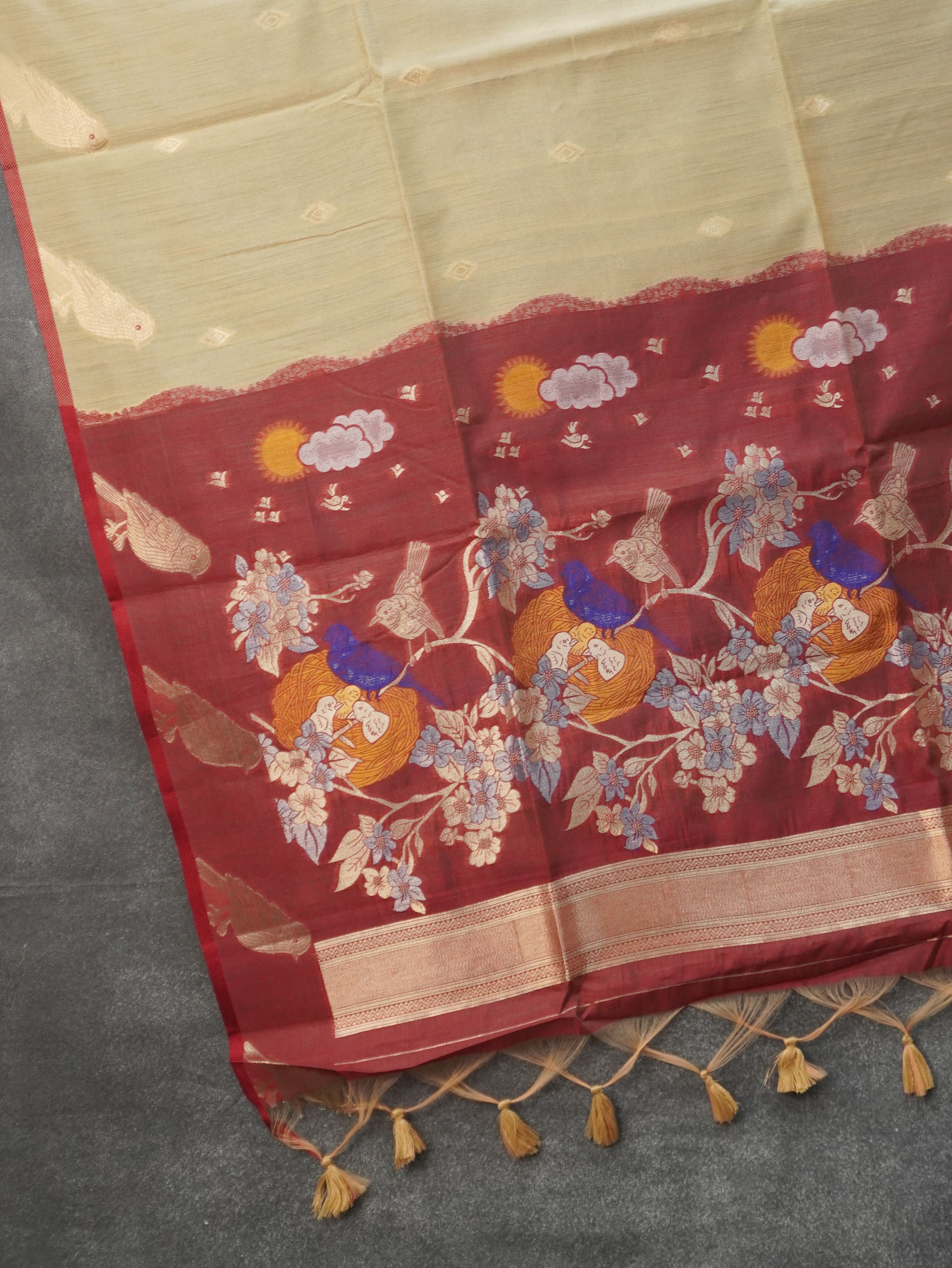 Raw Silk Saree | TTDS3460