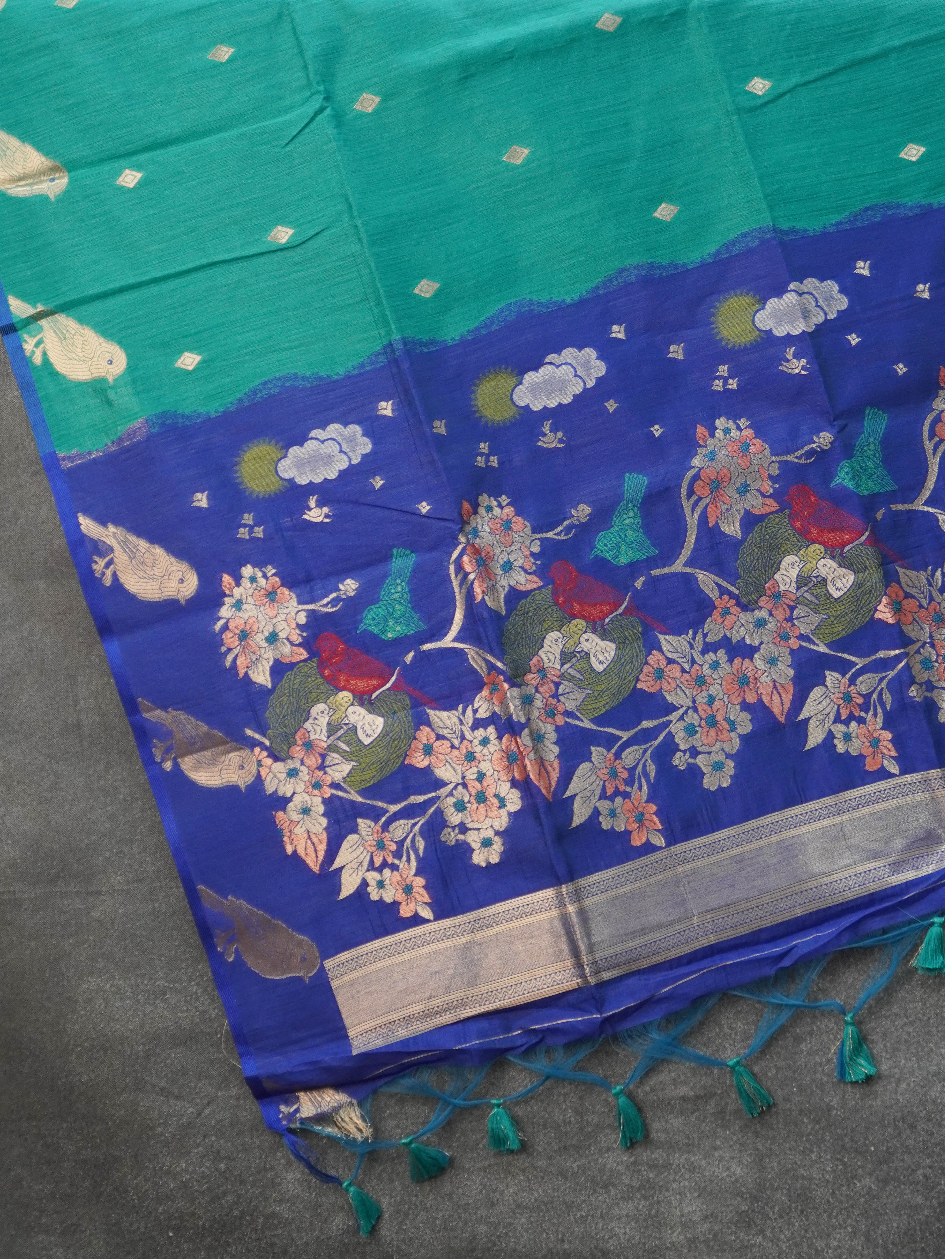 Raw Silk Saree | TTDS3460