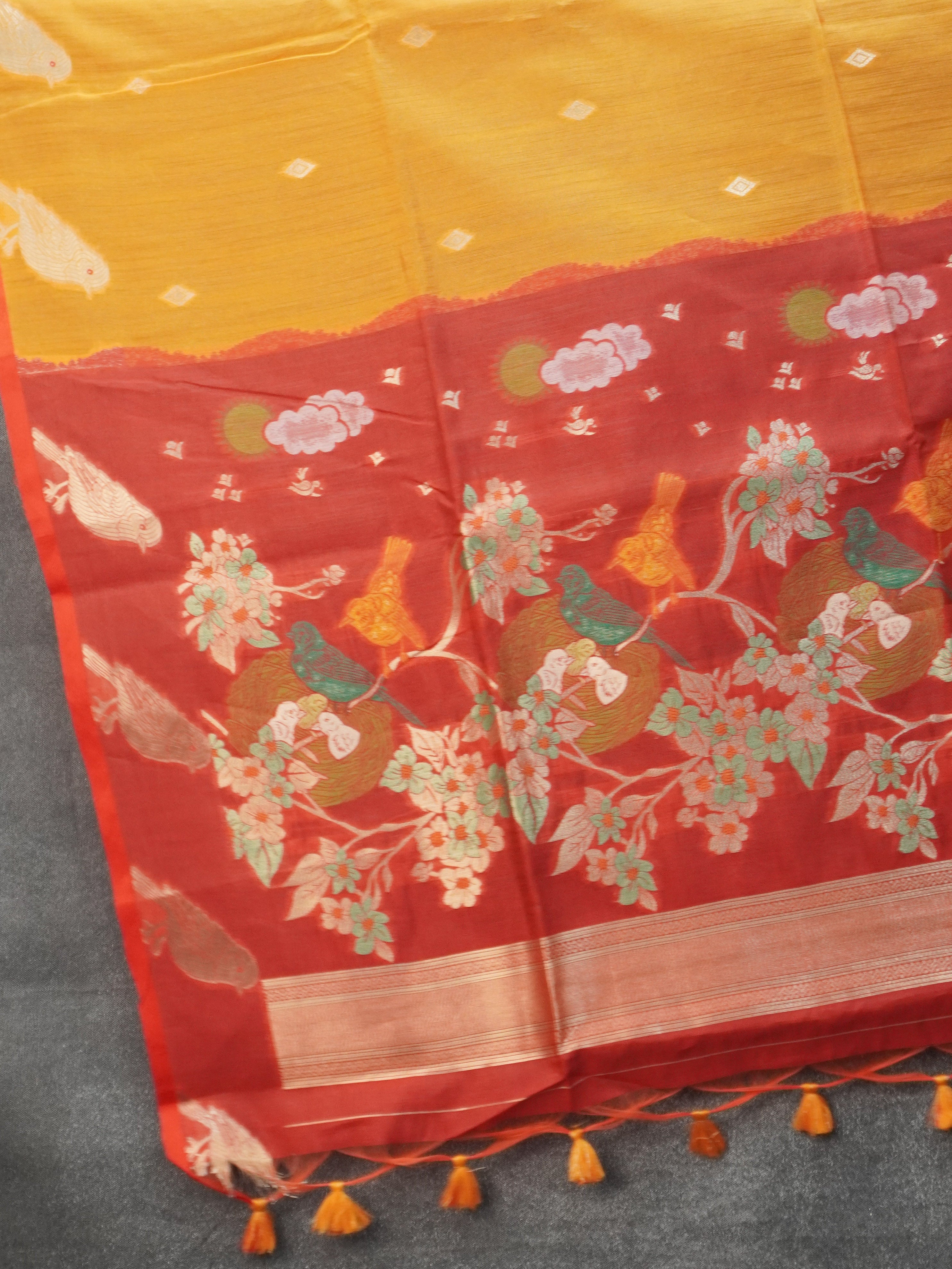 Raw Silk Saree | TTDS3460