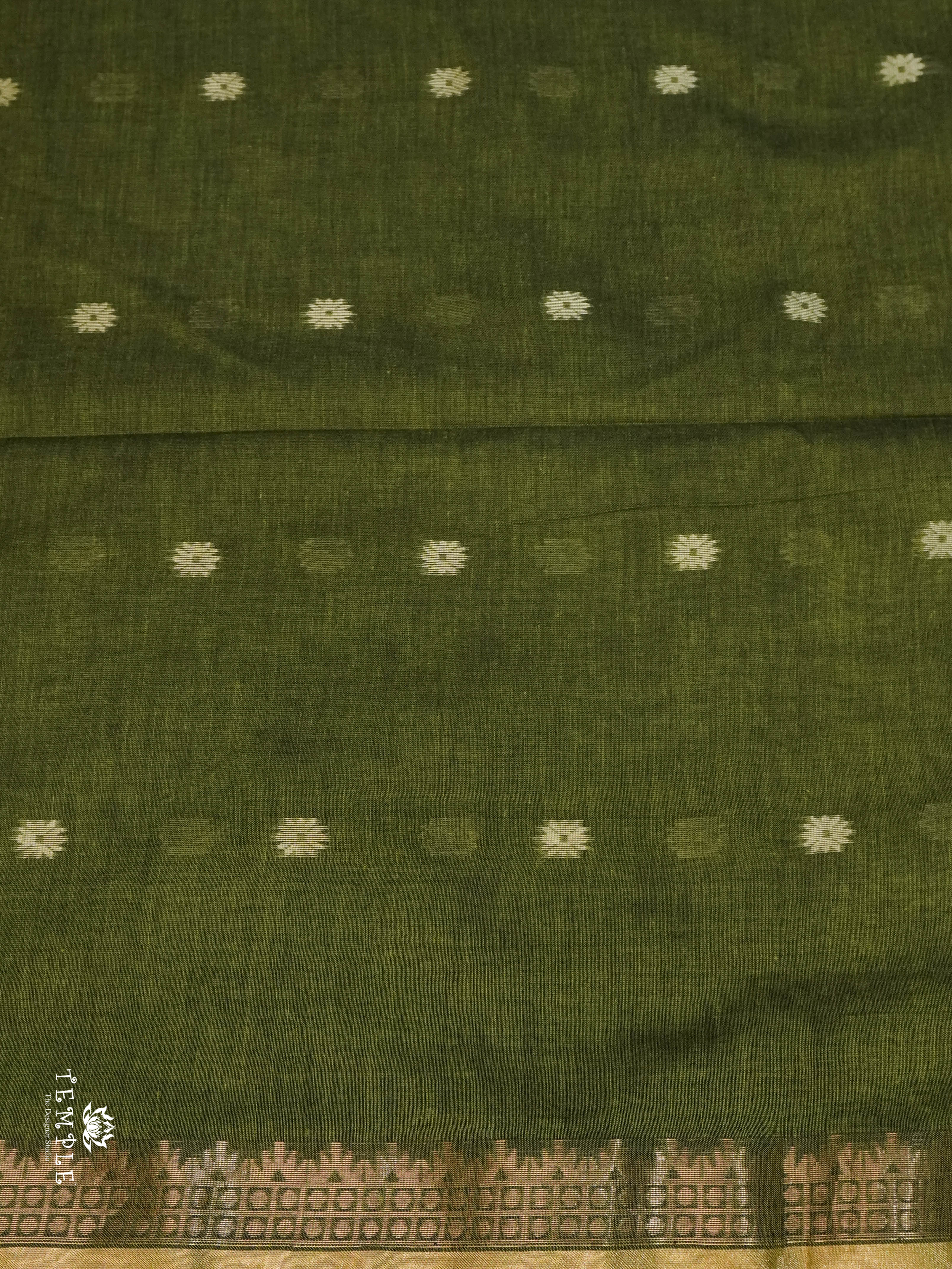 Linen Cotton Saree - Design 3 | TTDS1567 | Pongal Fest