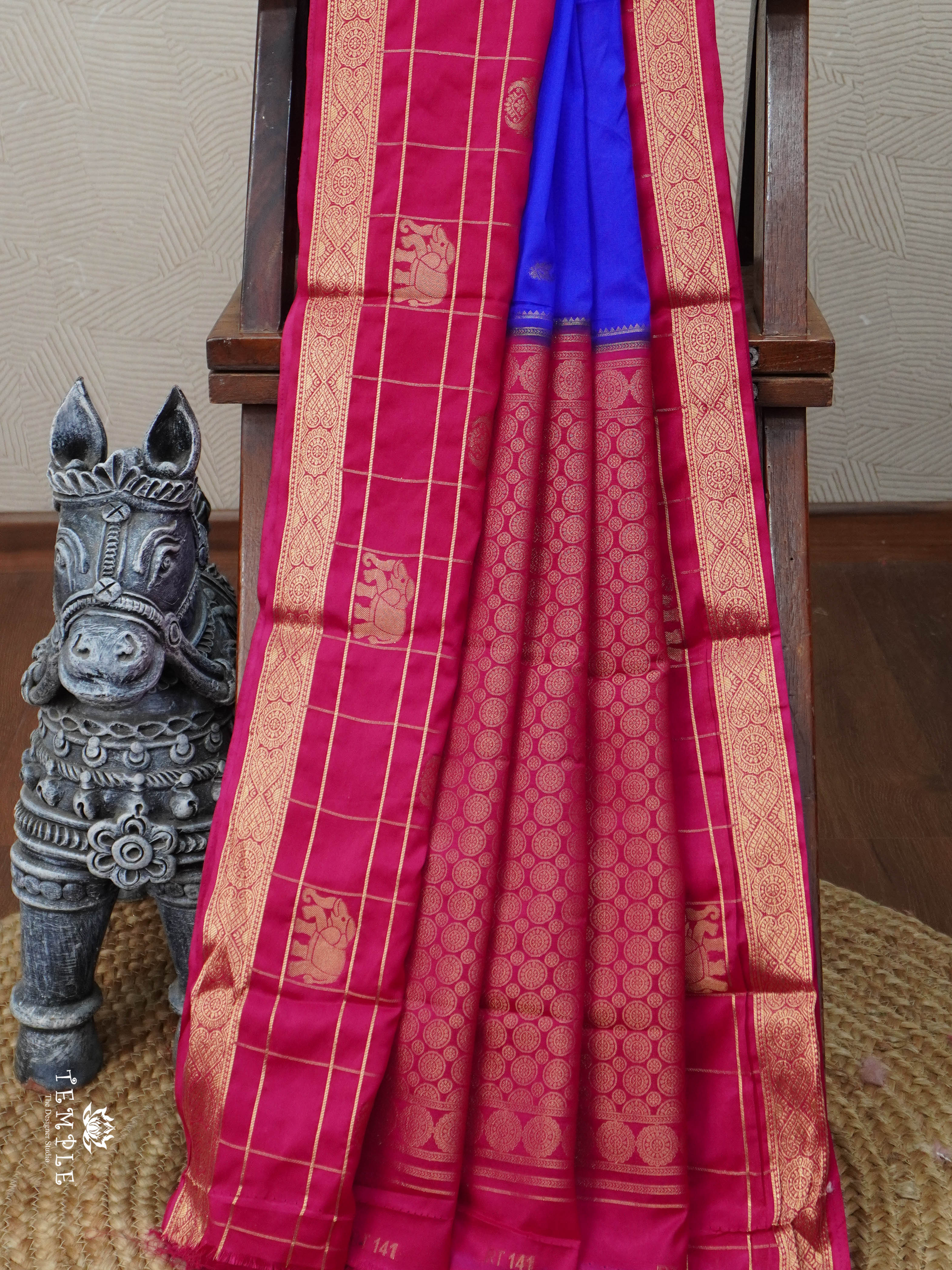 Semi Mysore Silk Saree | TTDS3031