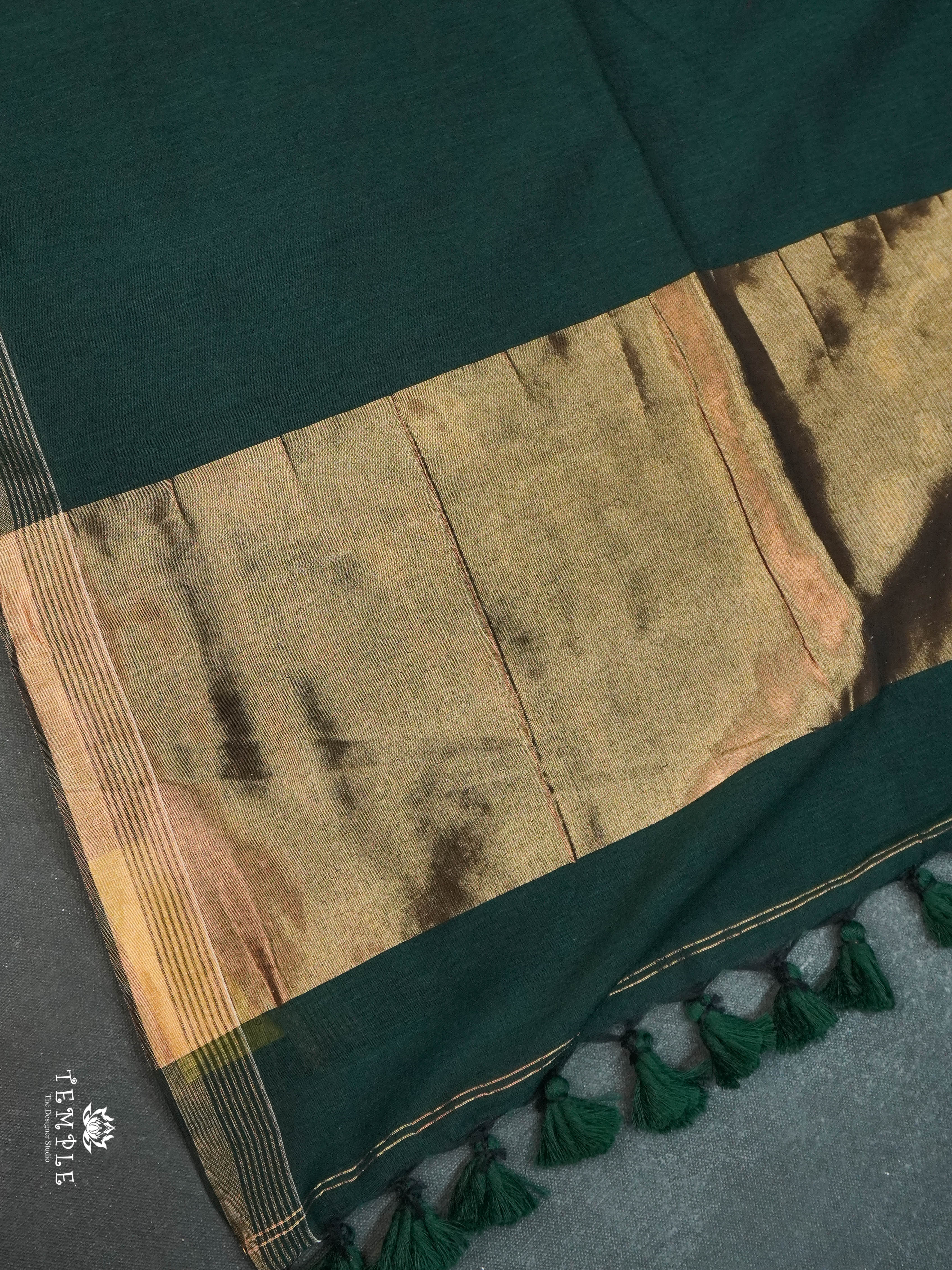 Linen Cotton Saree - Design 6 | TTDS1570 | Pongal Fest