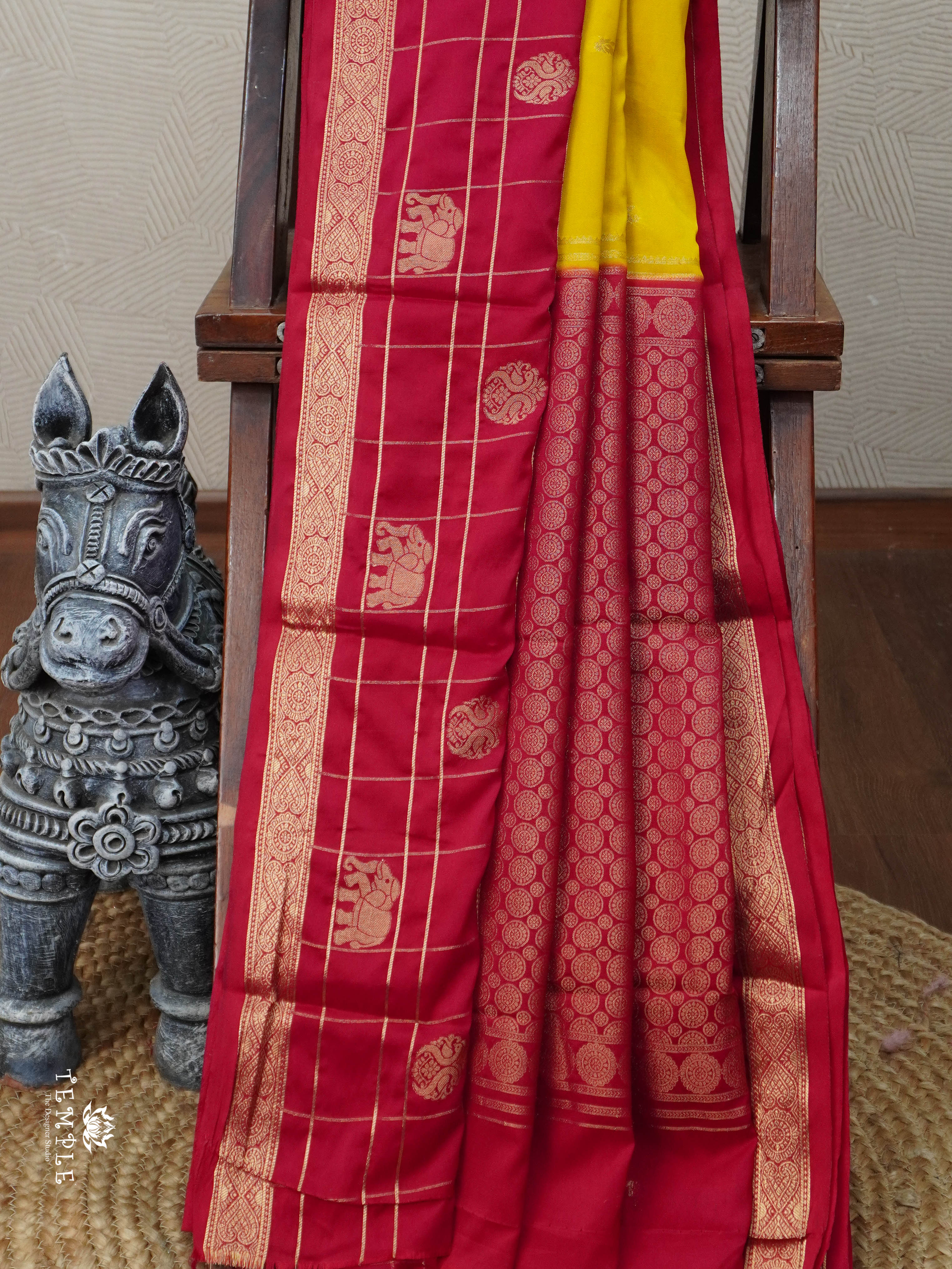 Semi Mysore Silk Saree | TTDS3031