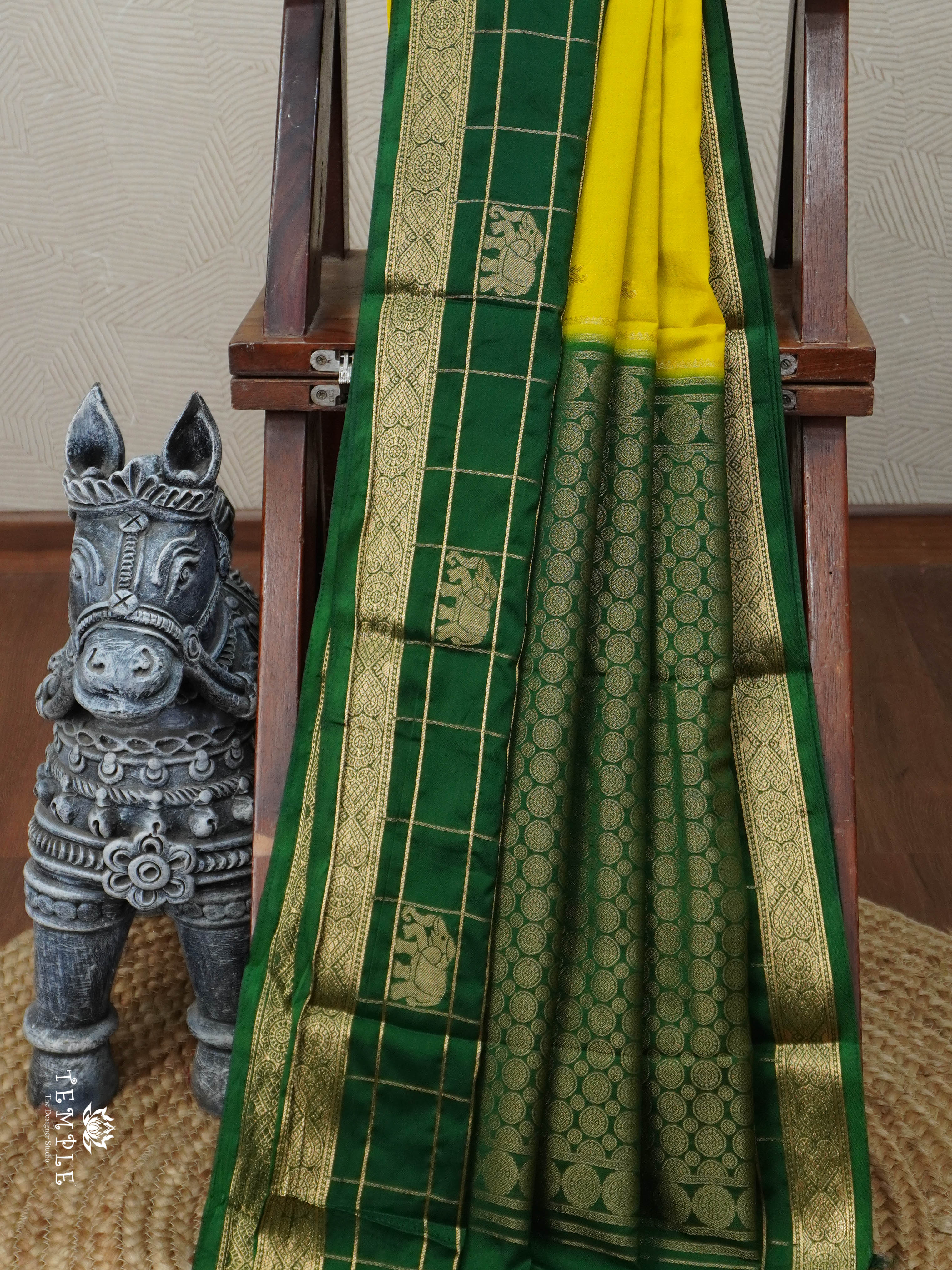 Semi Mysore Silk Saree | TTDS3031