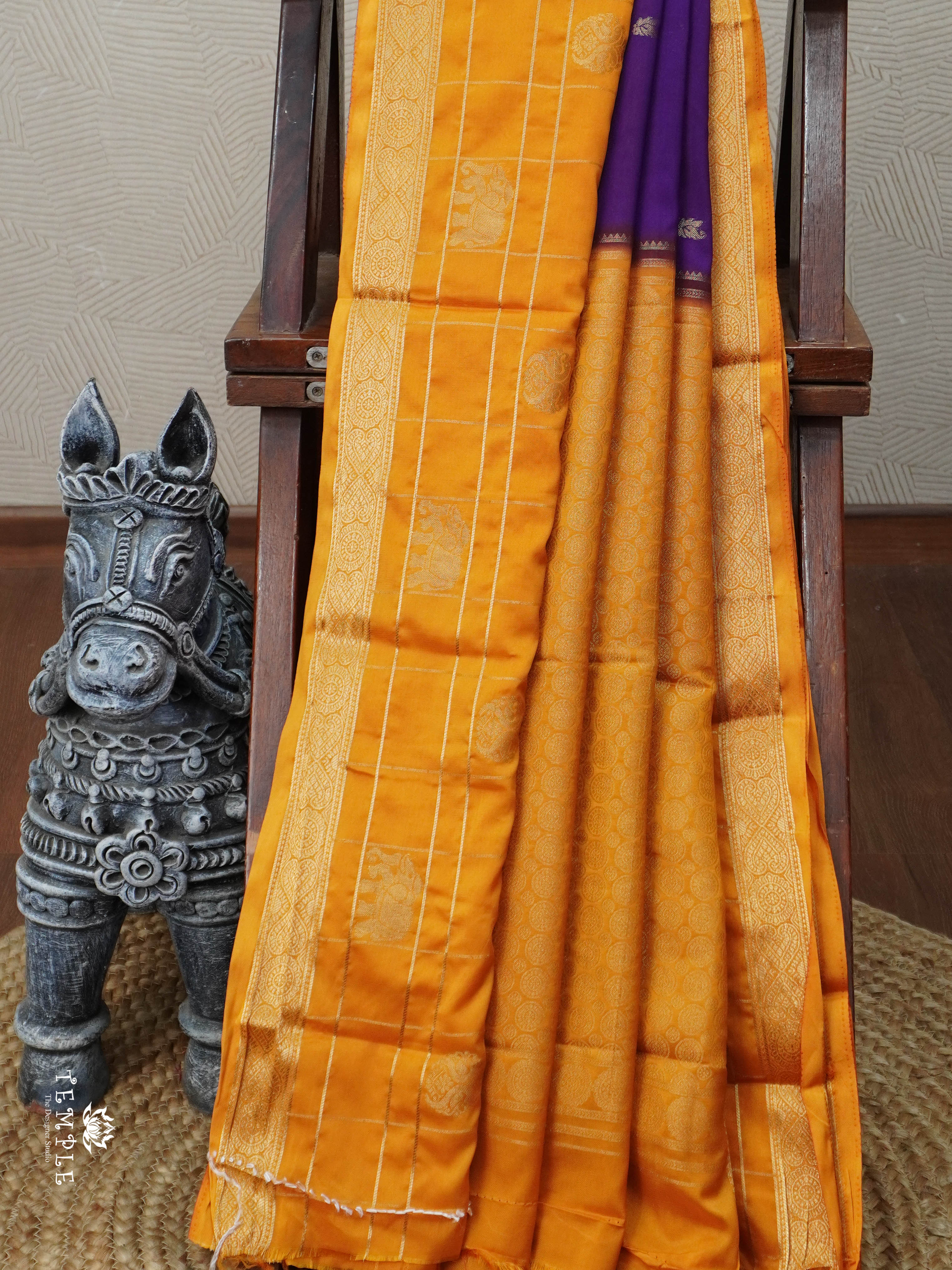 Semi Mysore Silk Saree | TTDS3031