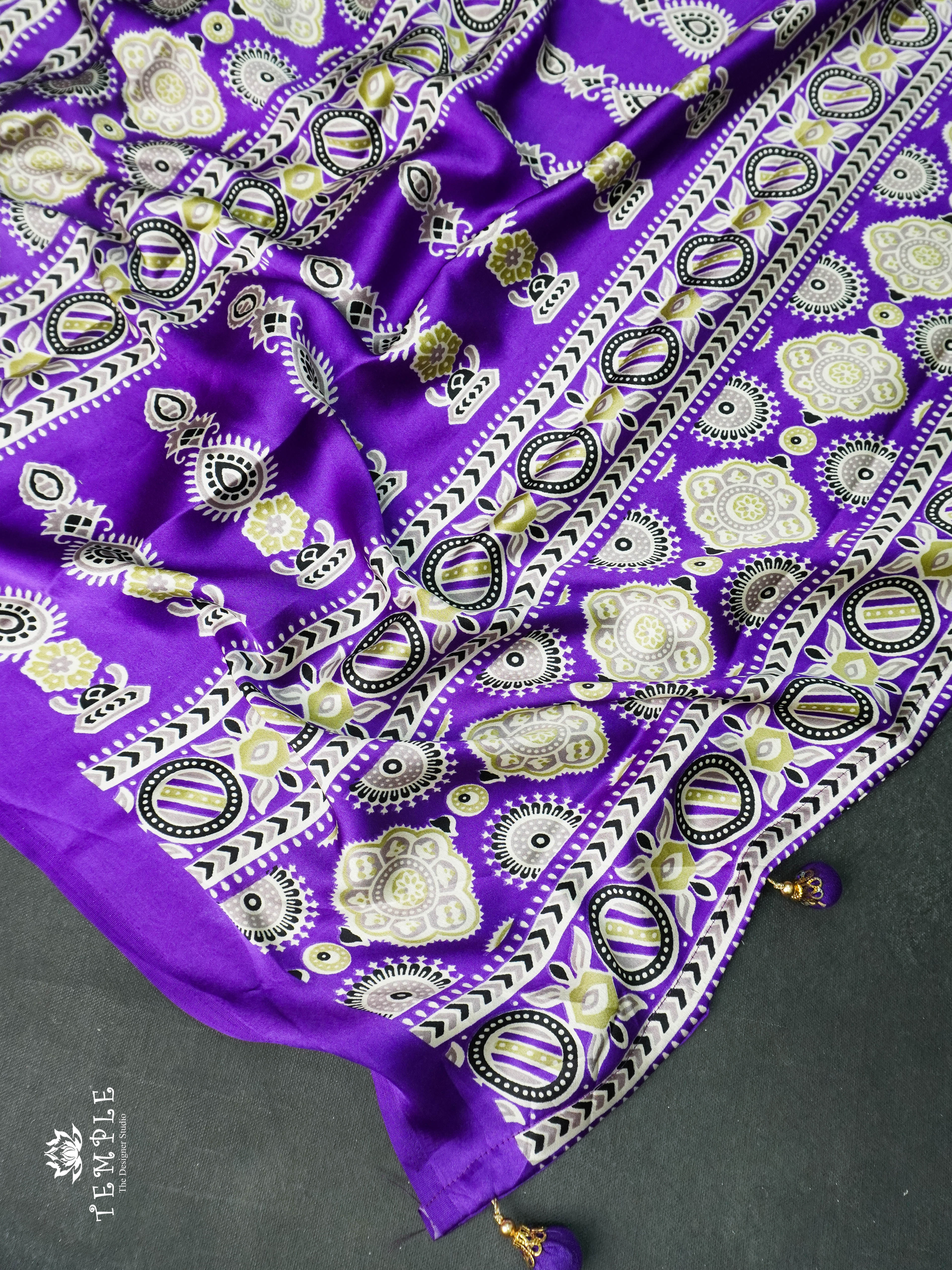 Ajrakh Printed Saree | TTDS1148 | Sparkling Deals