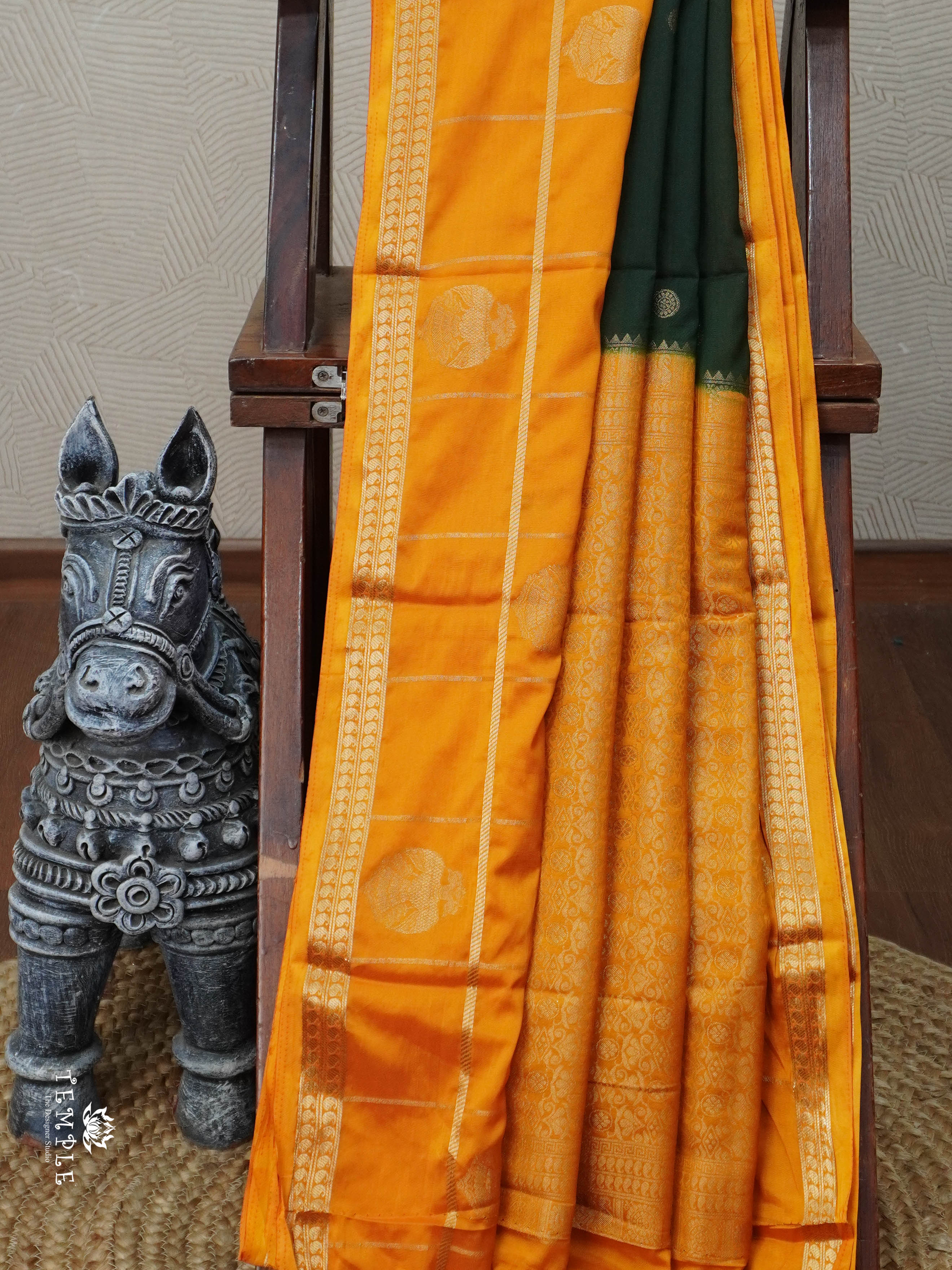 Semi Mysore Silk Saree | TTDS3027