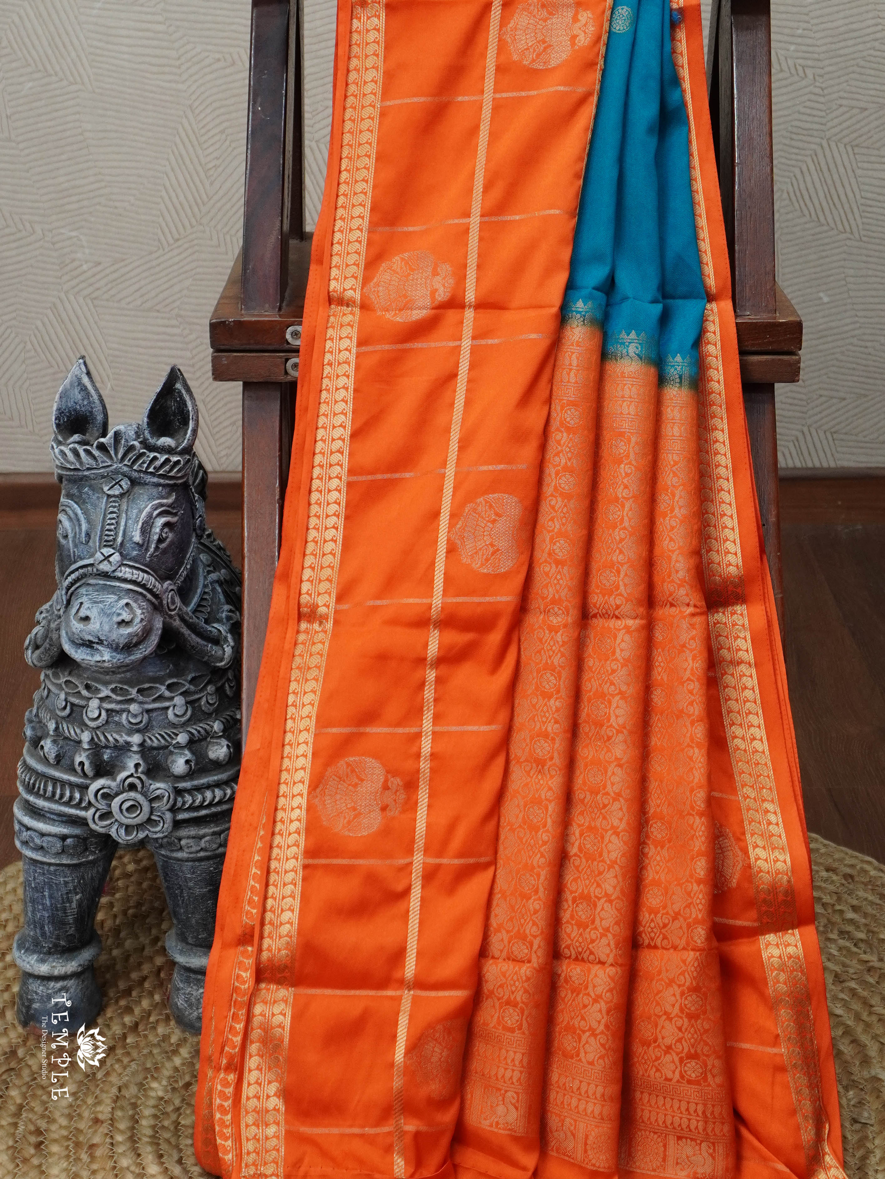 Semi Mysore Silk Saree | TTDS3027