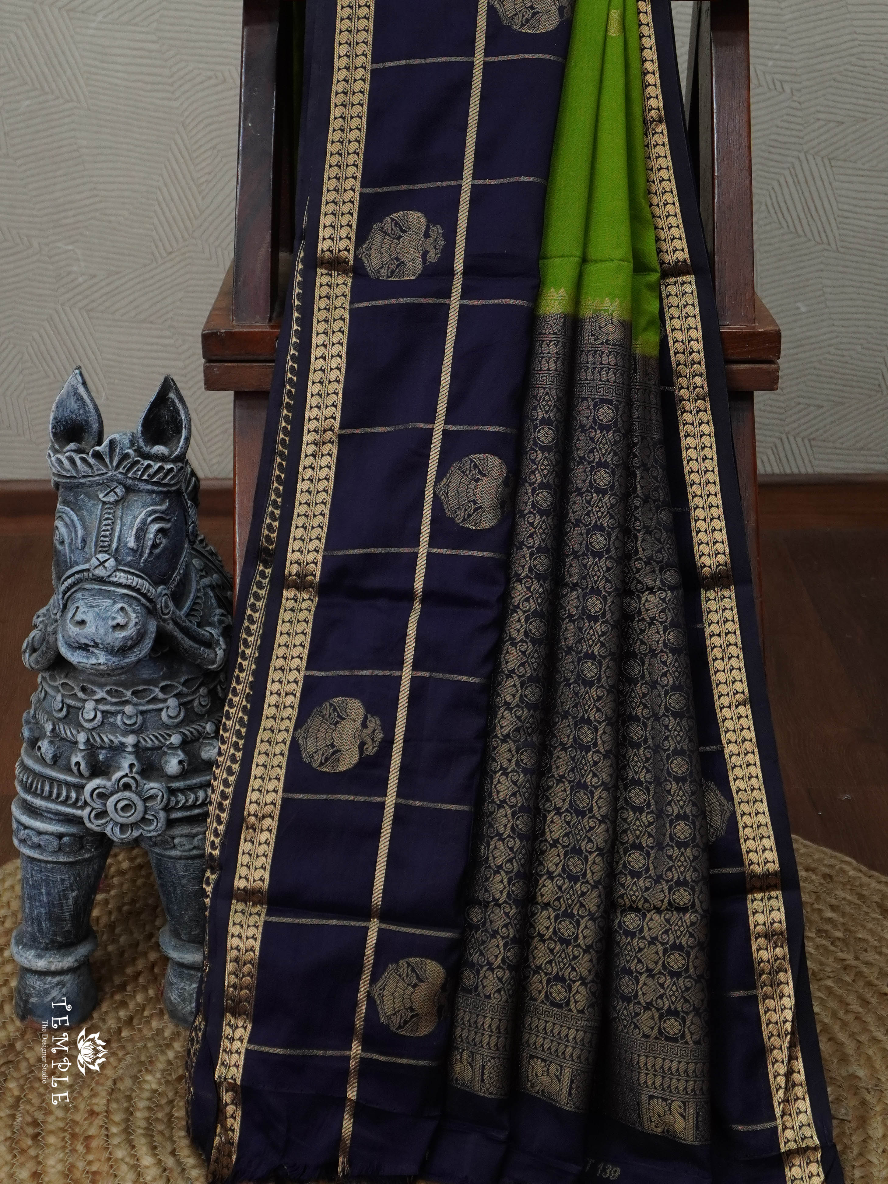 Semi Mysore Silk Saree | TTDS3027