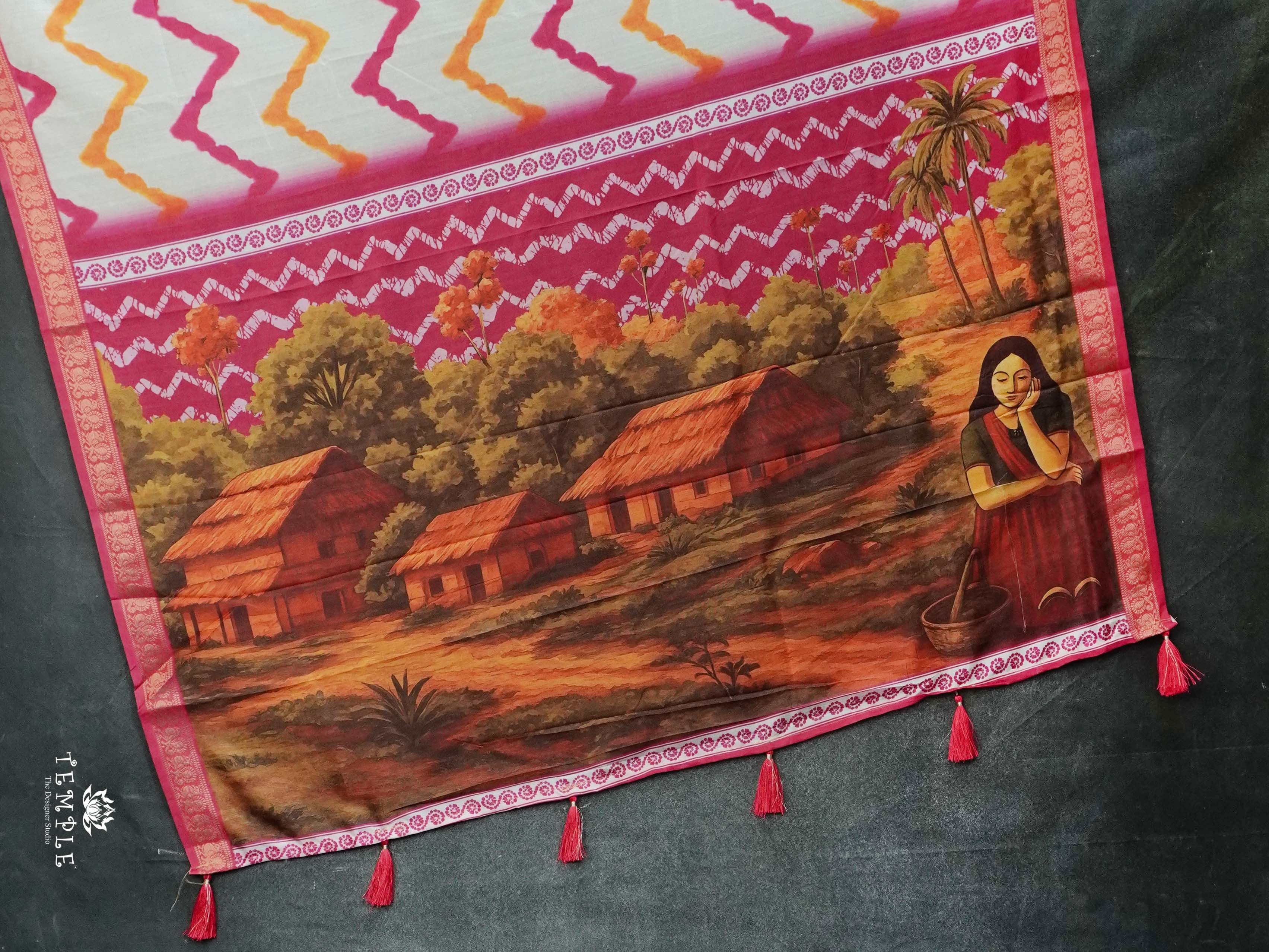 Leheriya Printed Saree | TTDS2559