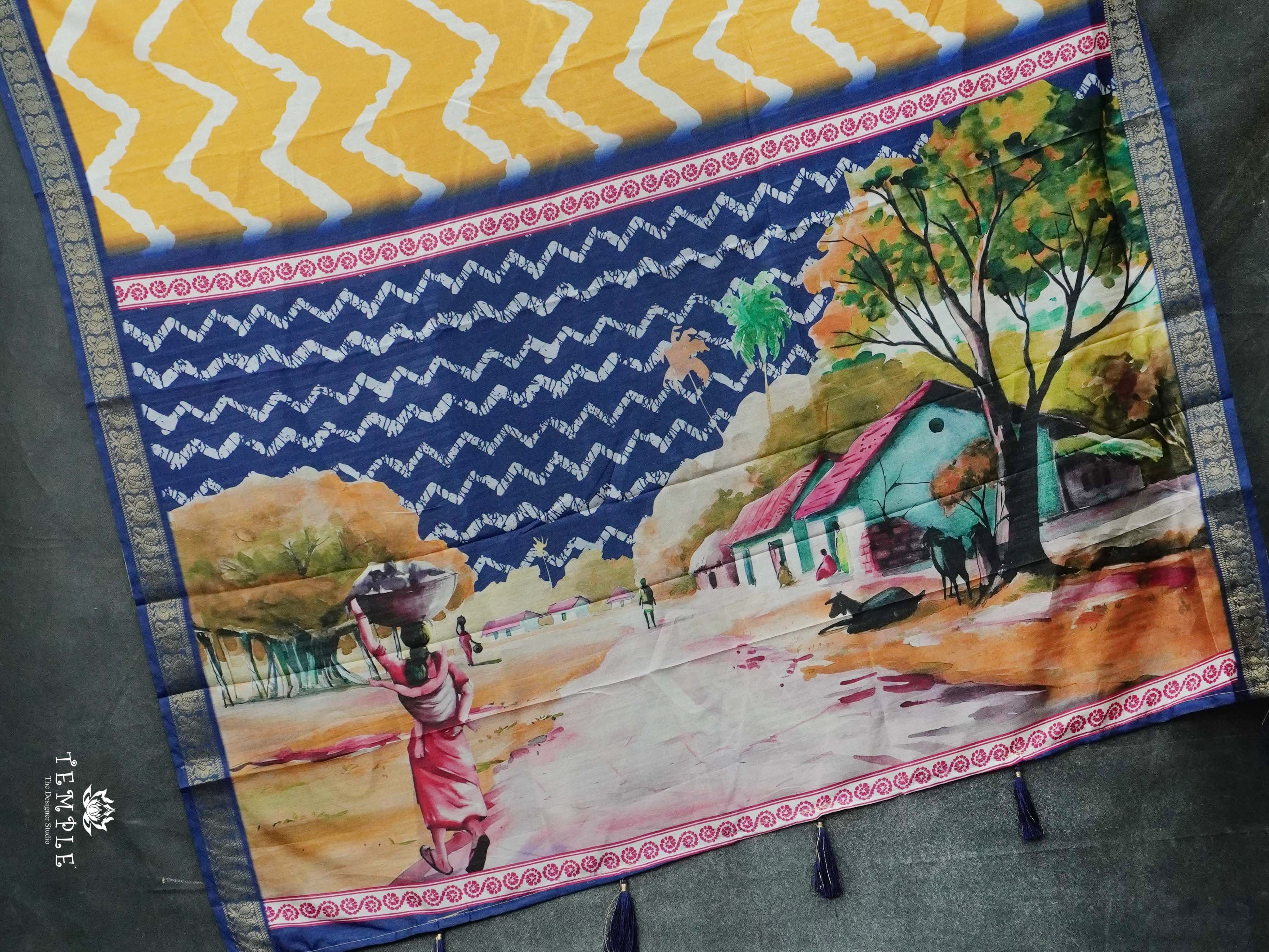 Leheriya Printed Saree | TTDS2559