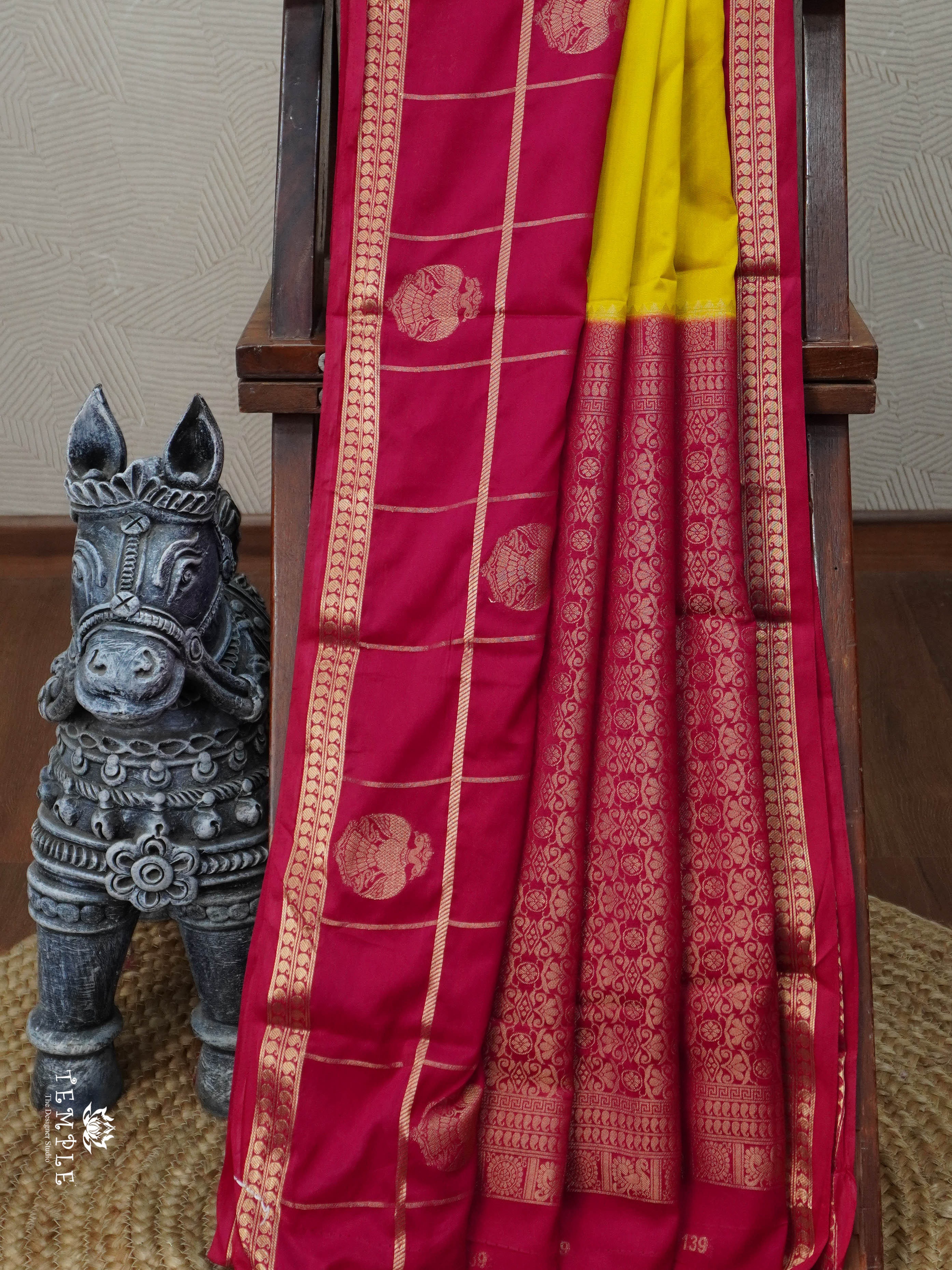 Semi Mysore Silk Saree | TTDS3027