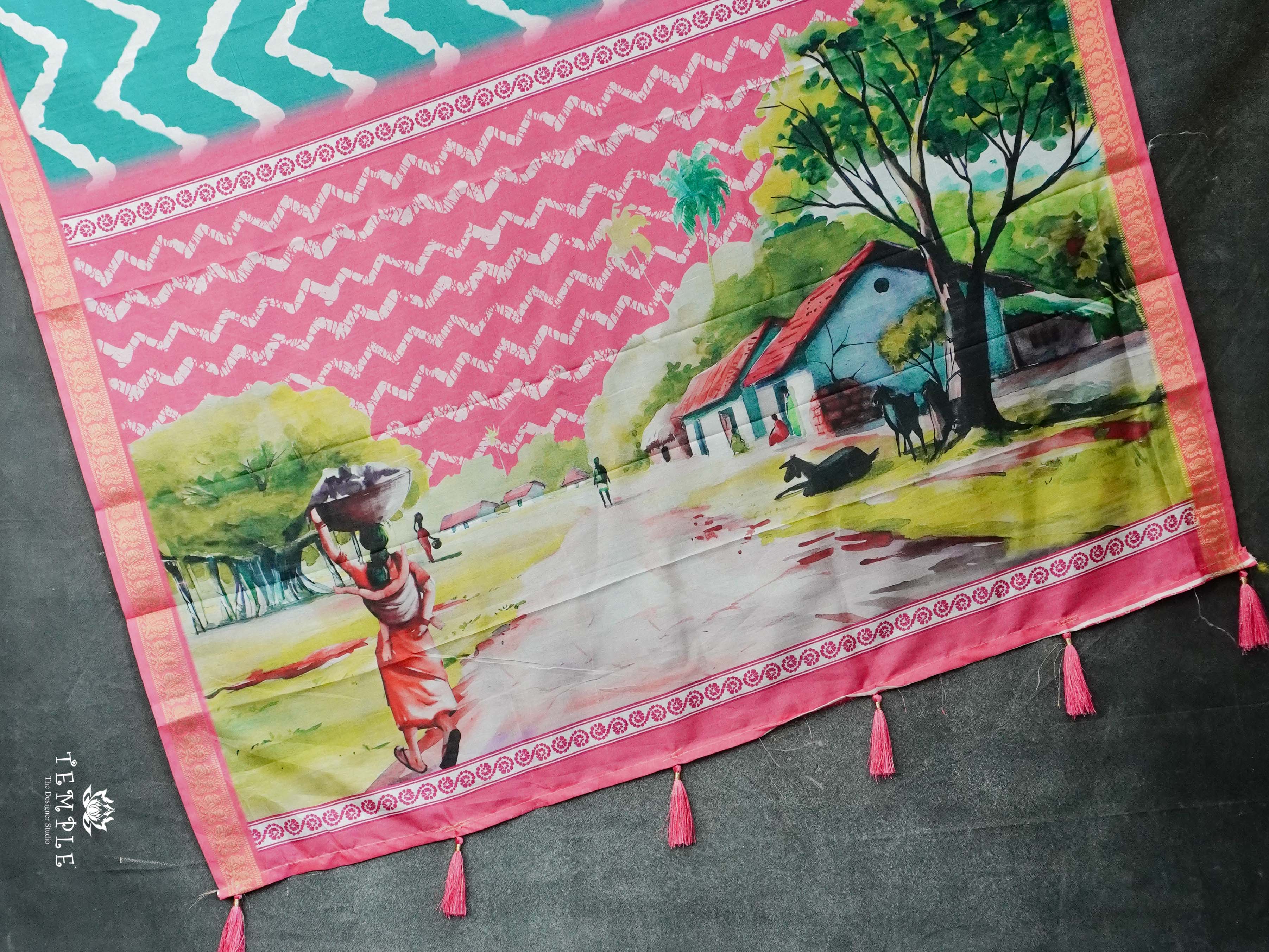 Leheriya Printed Saree | TTDS2559