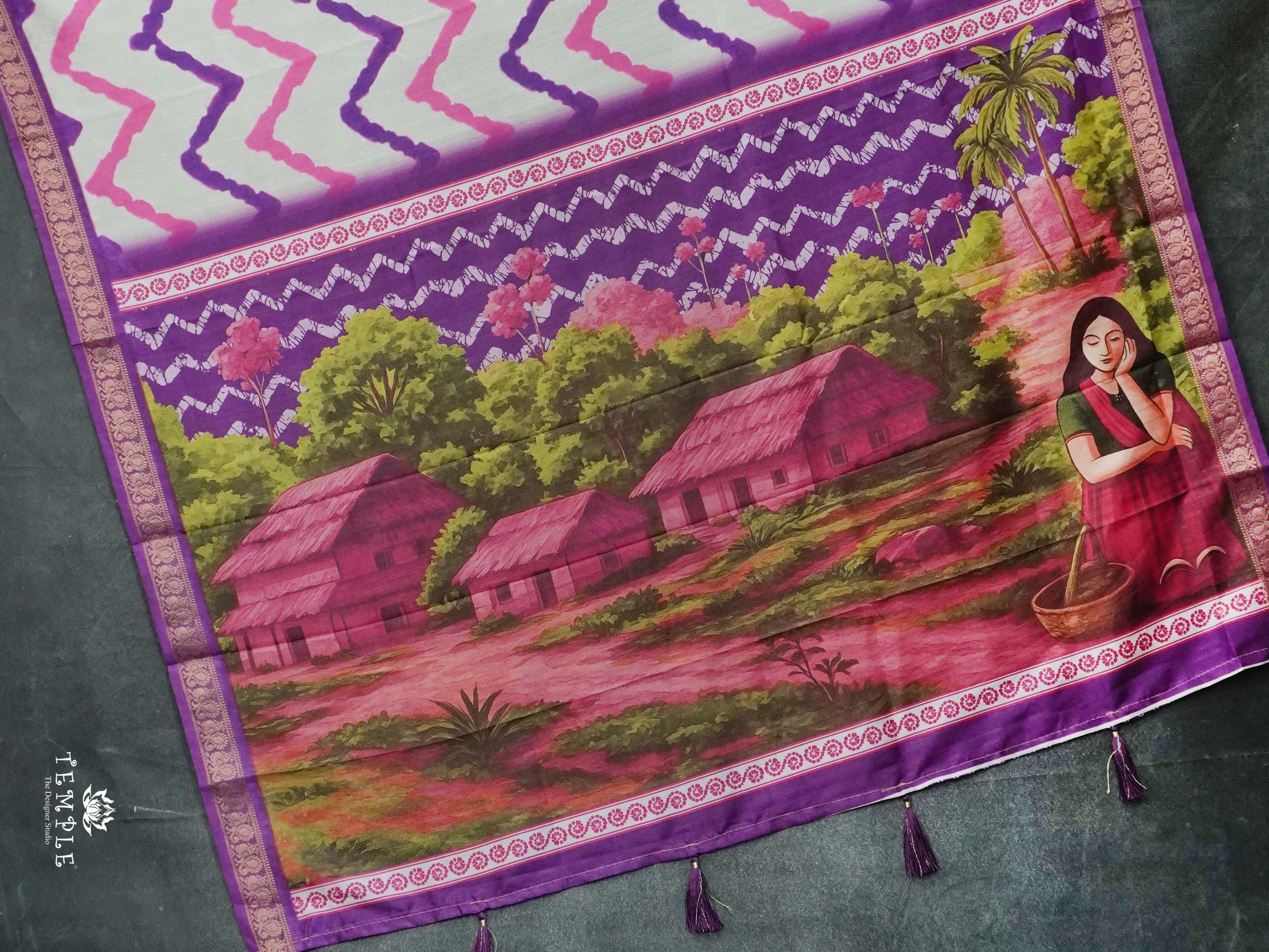 Leheriya Printed Saree | TTDS2559