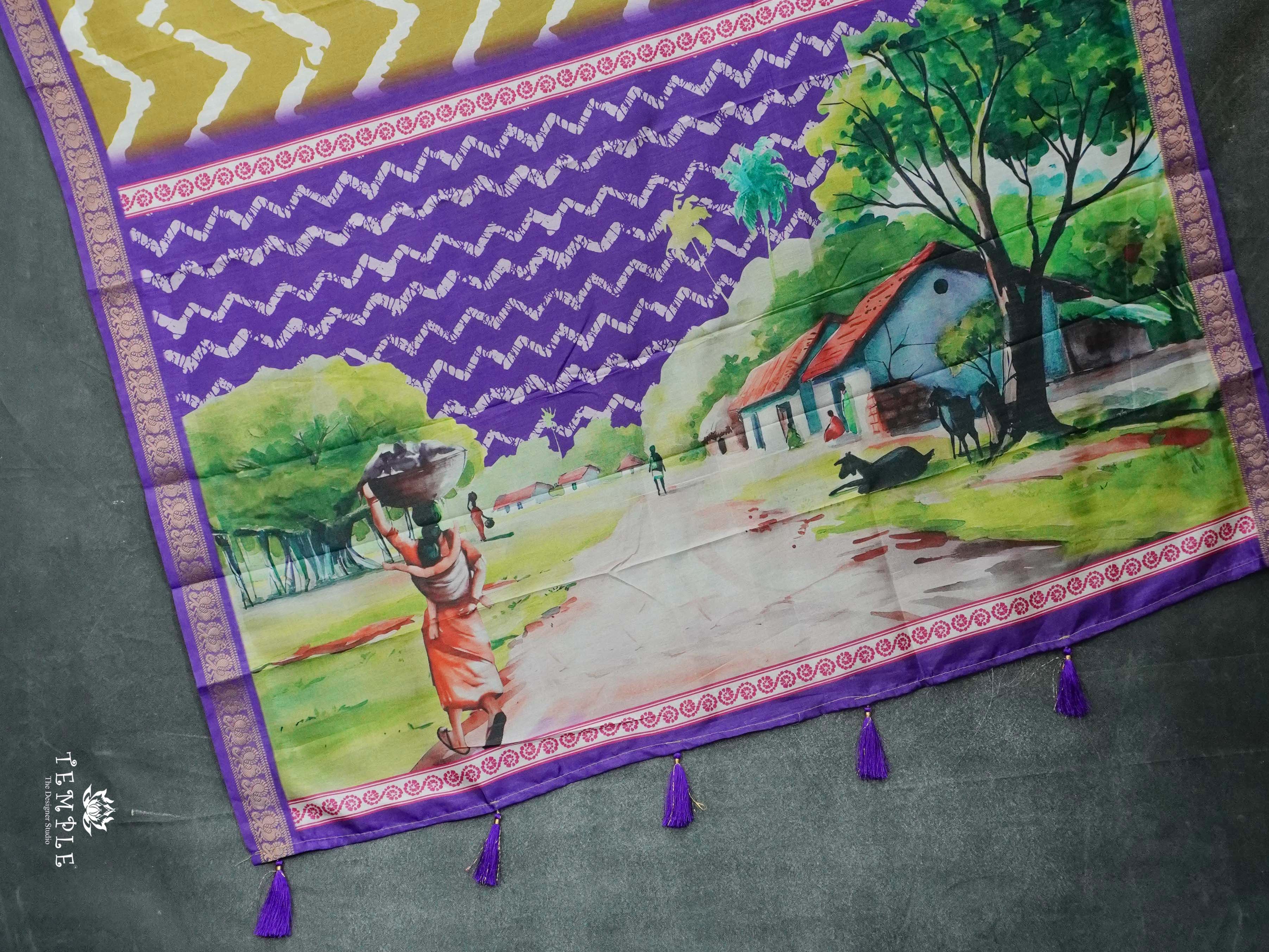 Leheriya Printed Saree | TTDS2559