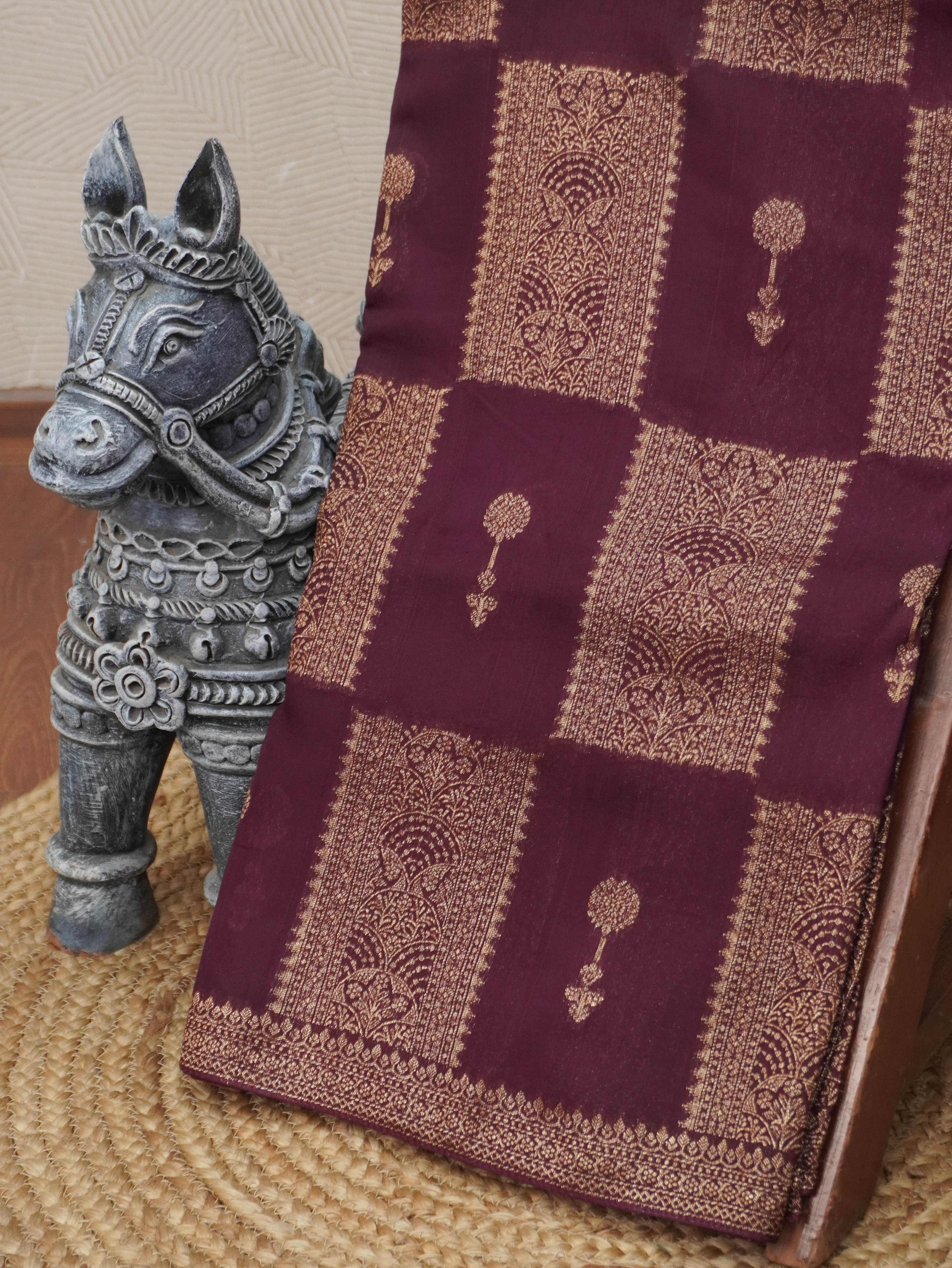 Banarasi Raw Silk Saree | TTDS3472