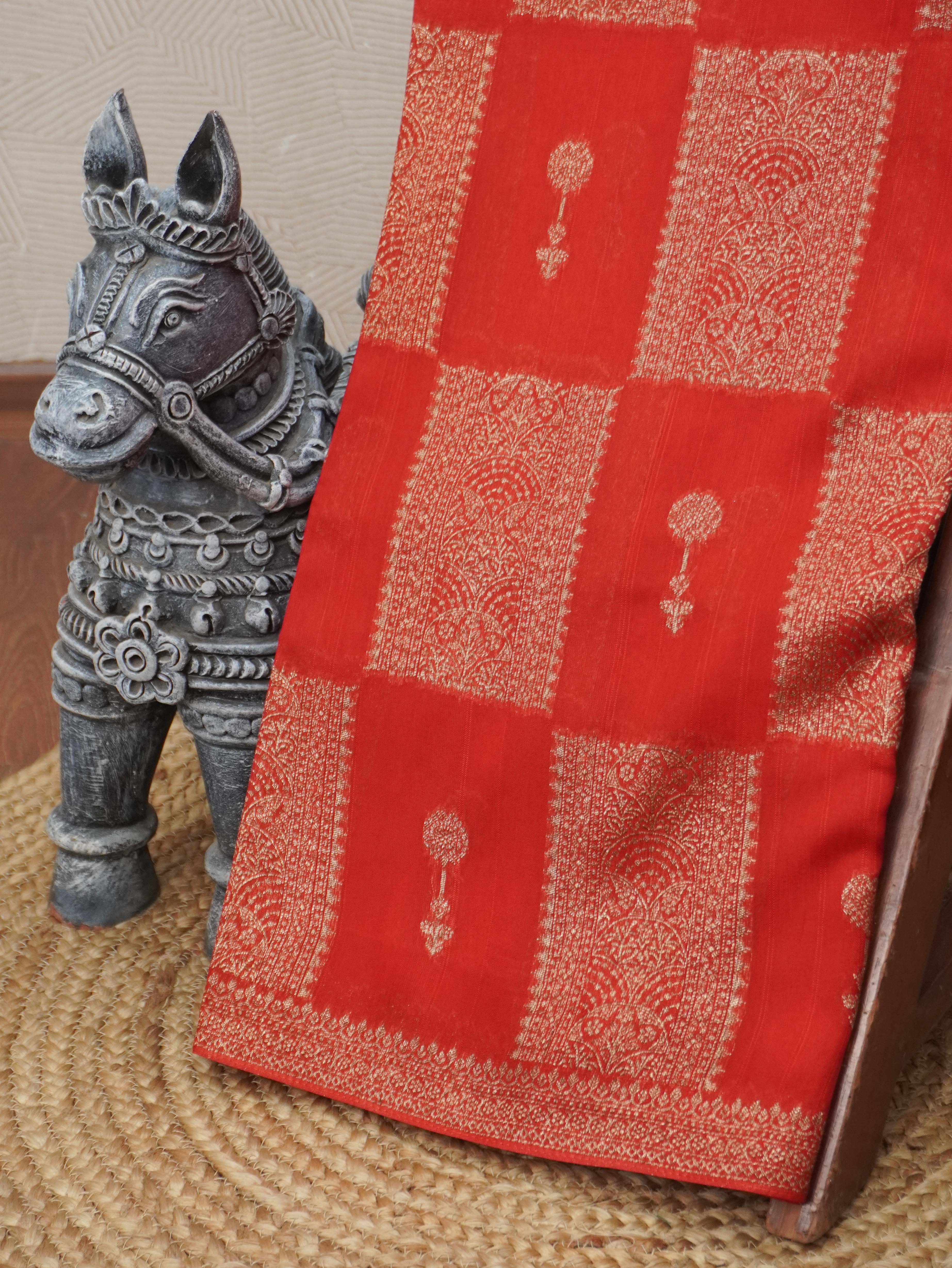 Banarasi Raw Silk Saree | TTDS3472