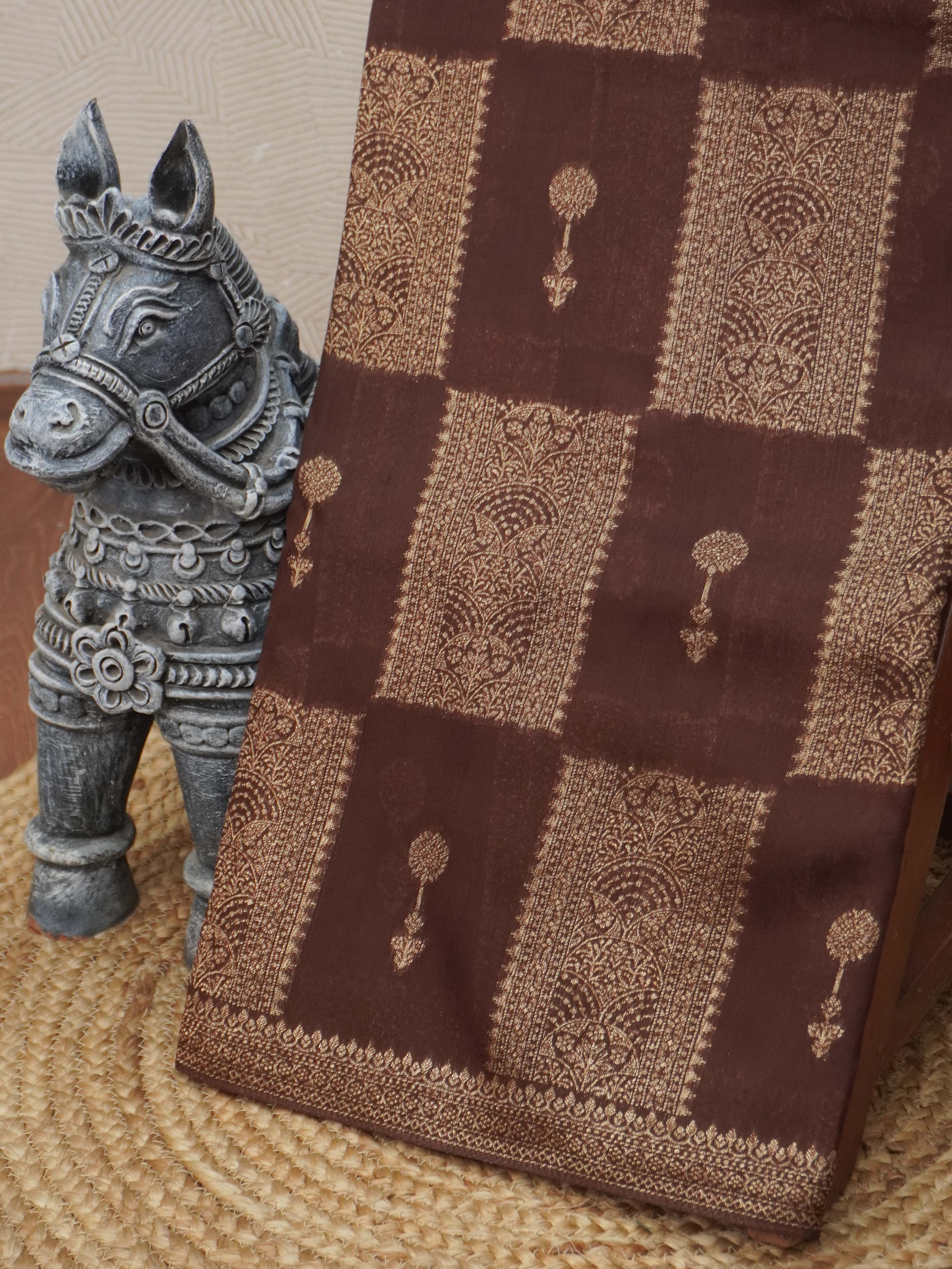 Banarasi Raw Silk Saree | TTDS3472