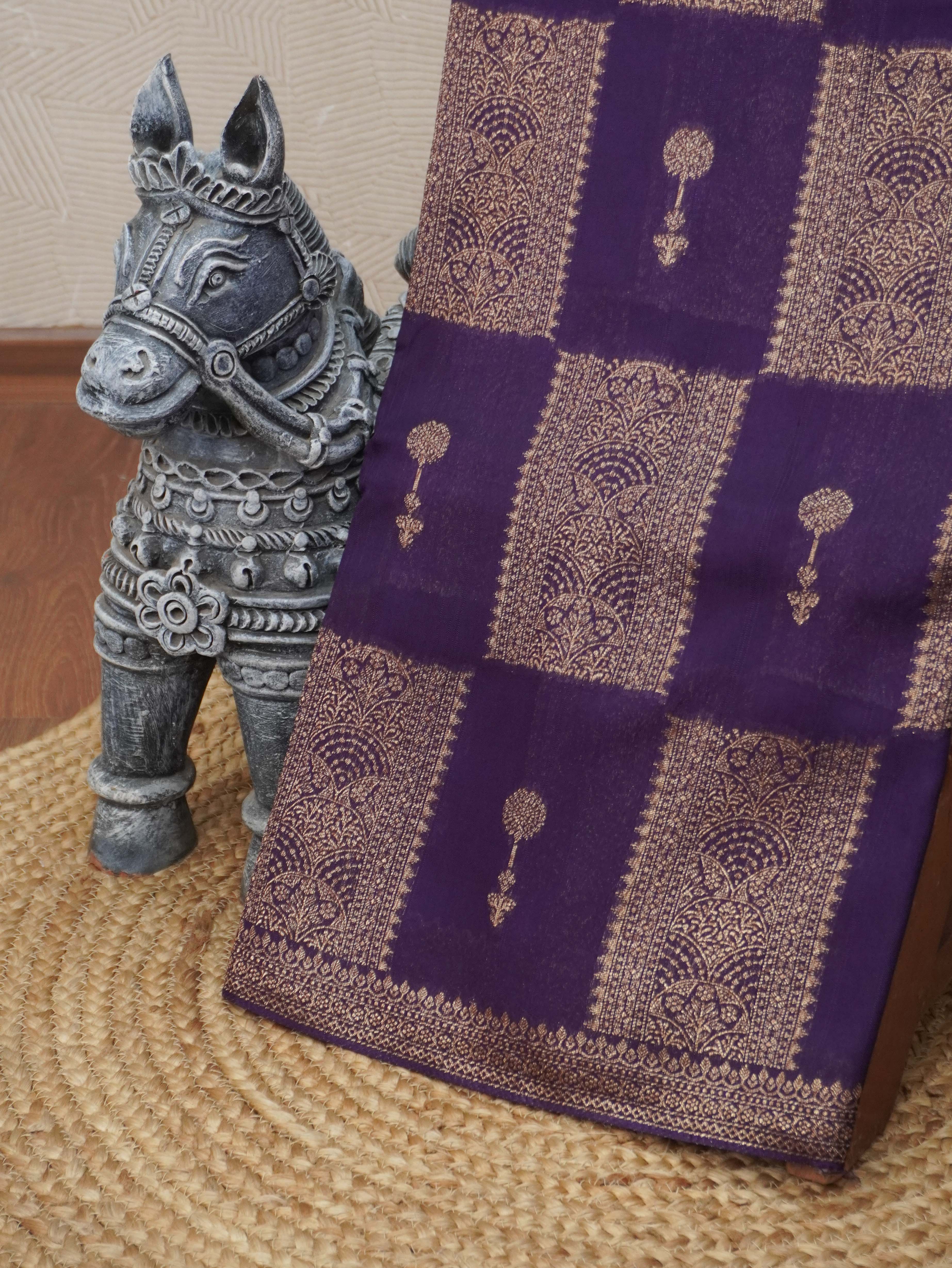 Banarasi Raw Silk Saree | TTDS3472