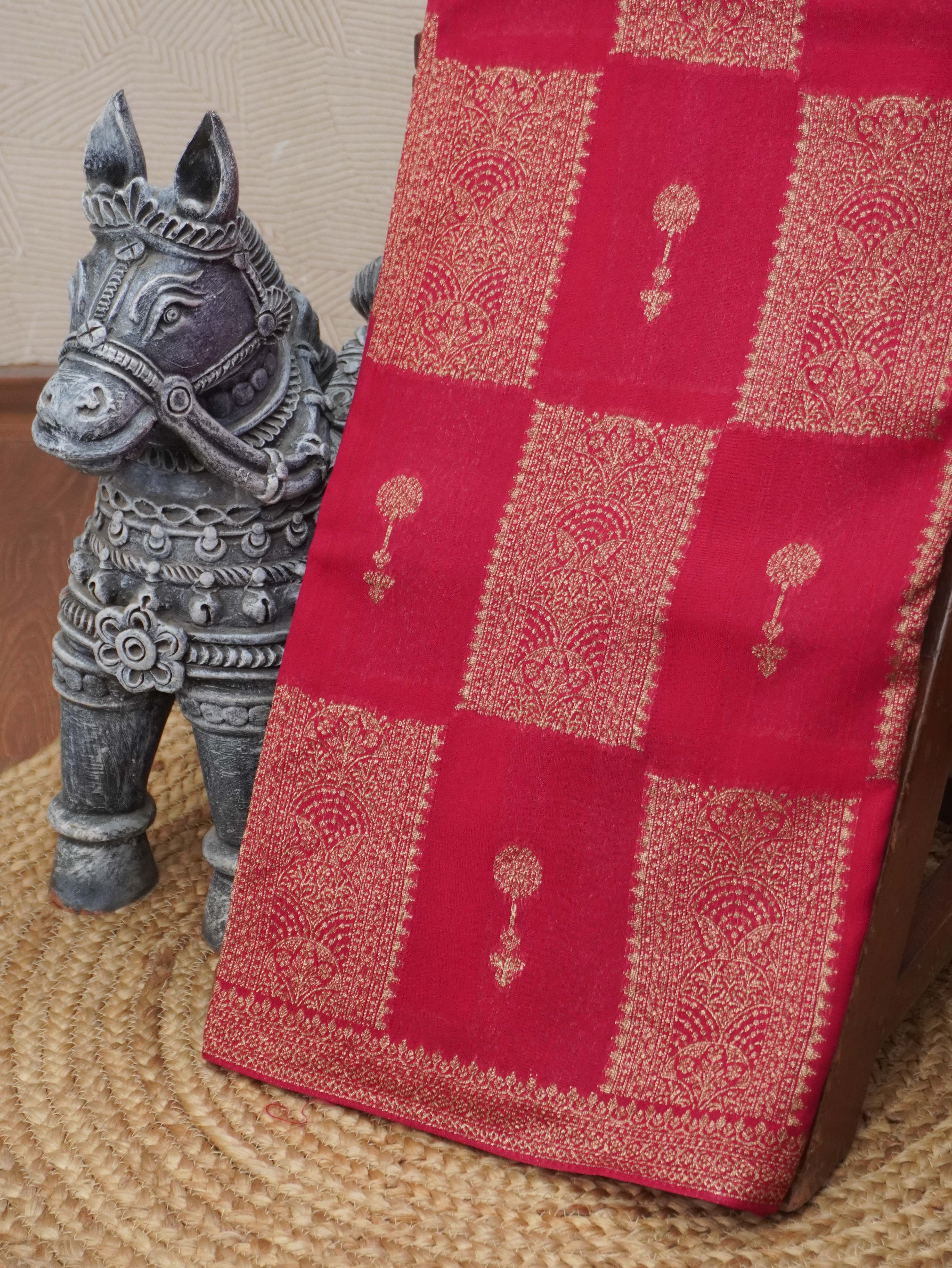 Banarasi Raw Silk Saree | TTDS3472