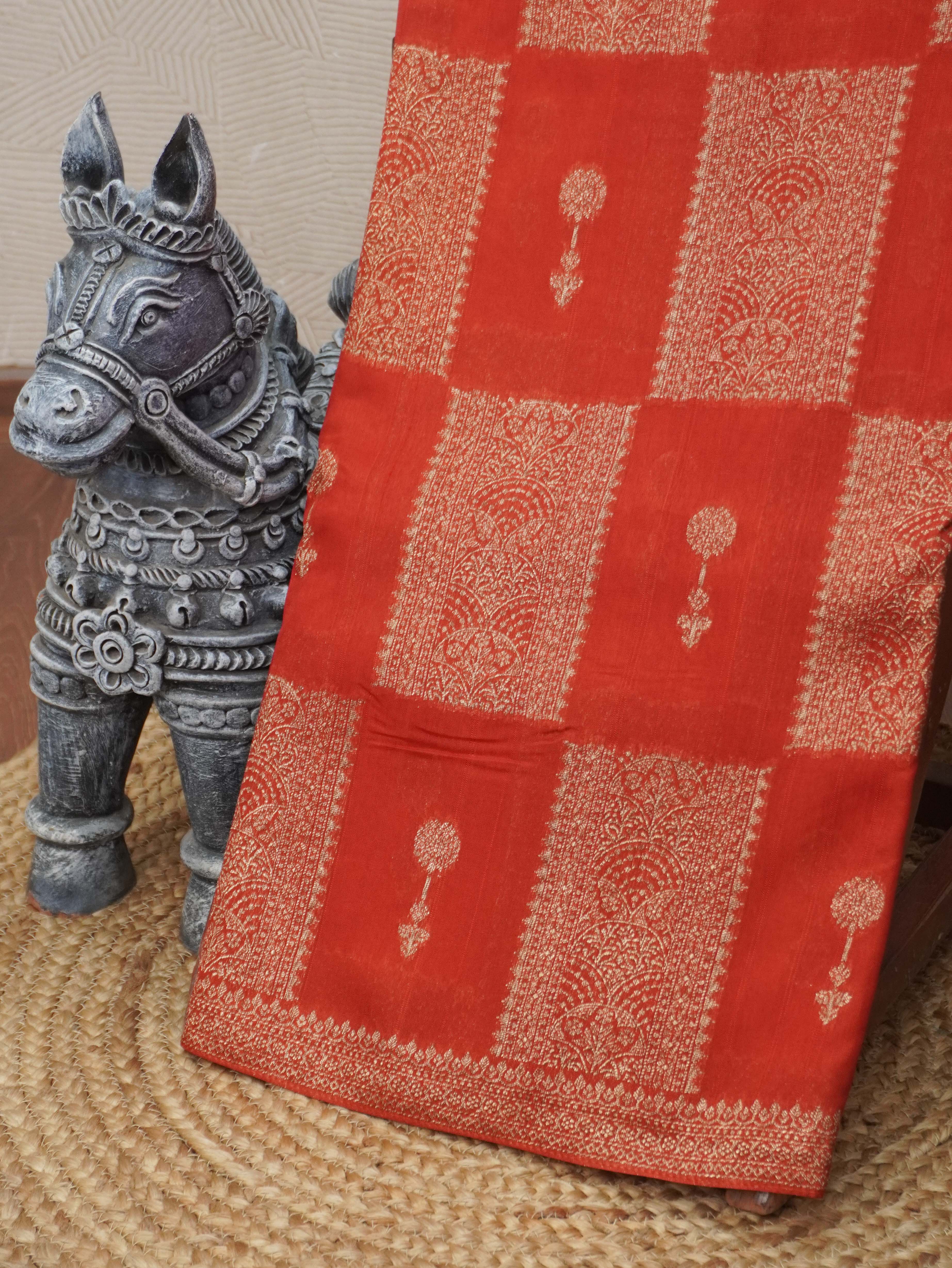 Banarasi Raw Silk Saree | TTDS3472