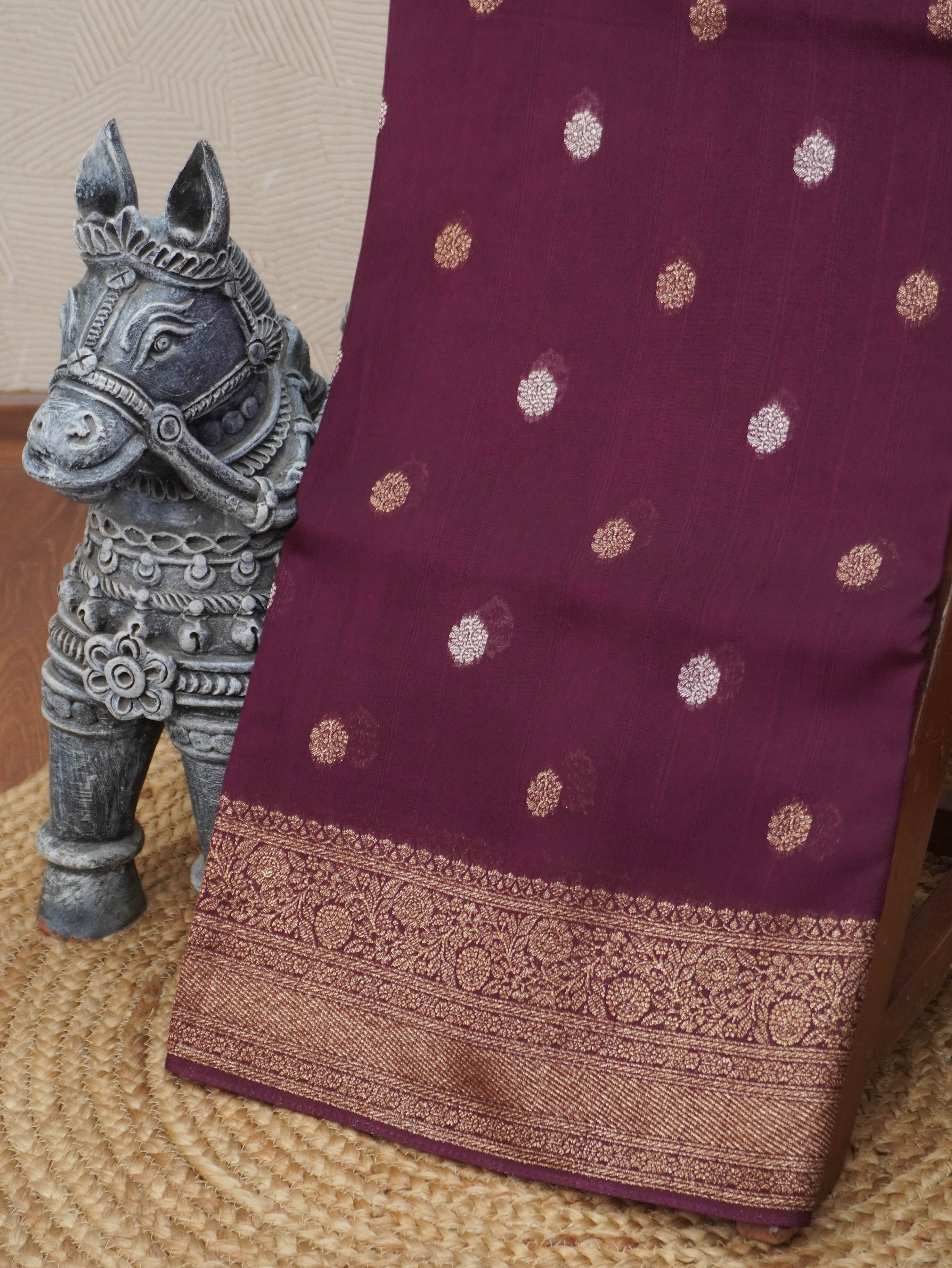 Banarasi Raw Silk Saree | TTDS3473
