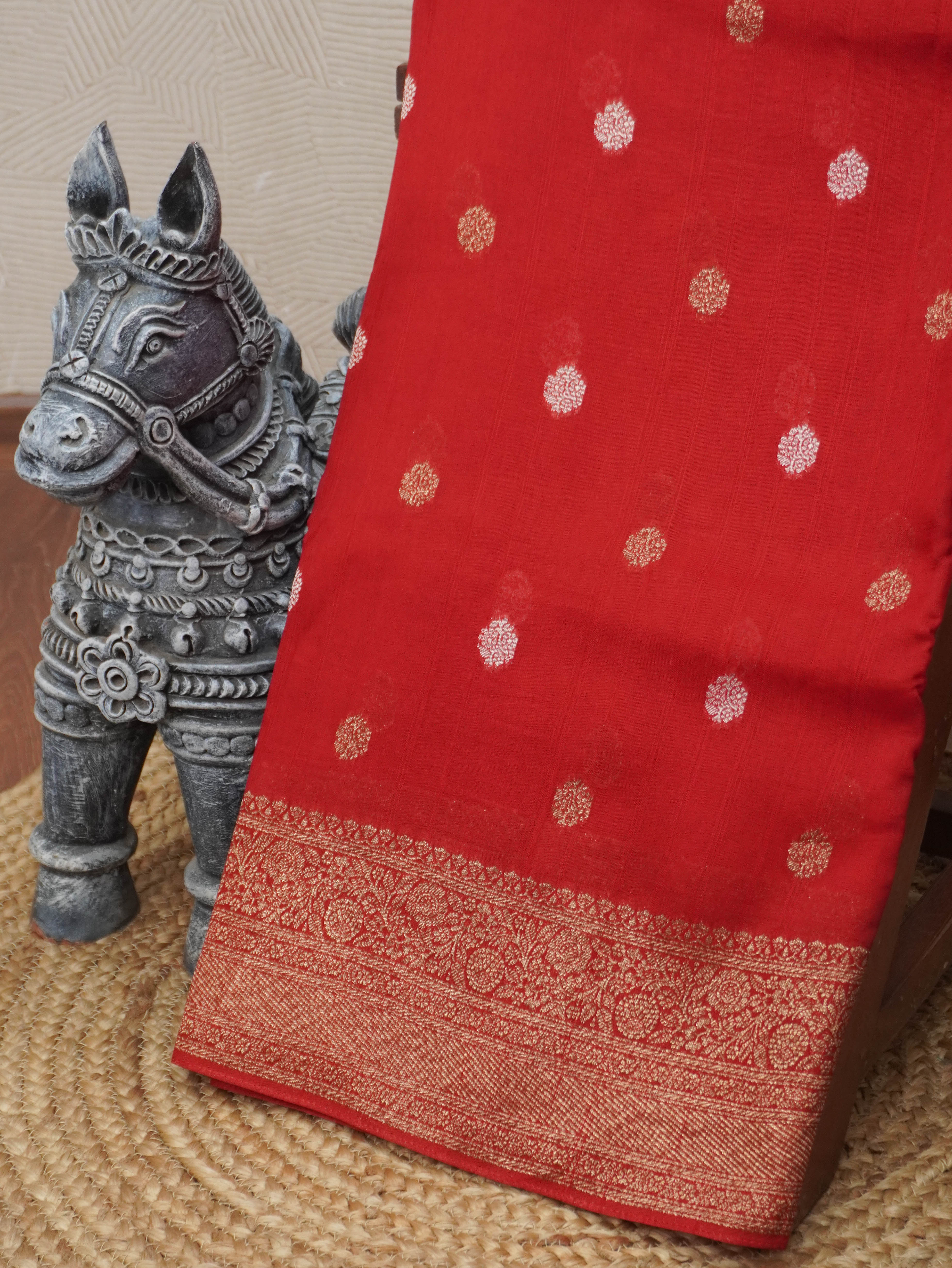 Banarasi Raw Silk Saree | TTDS3473