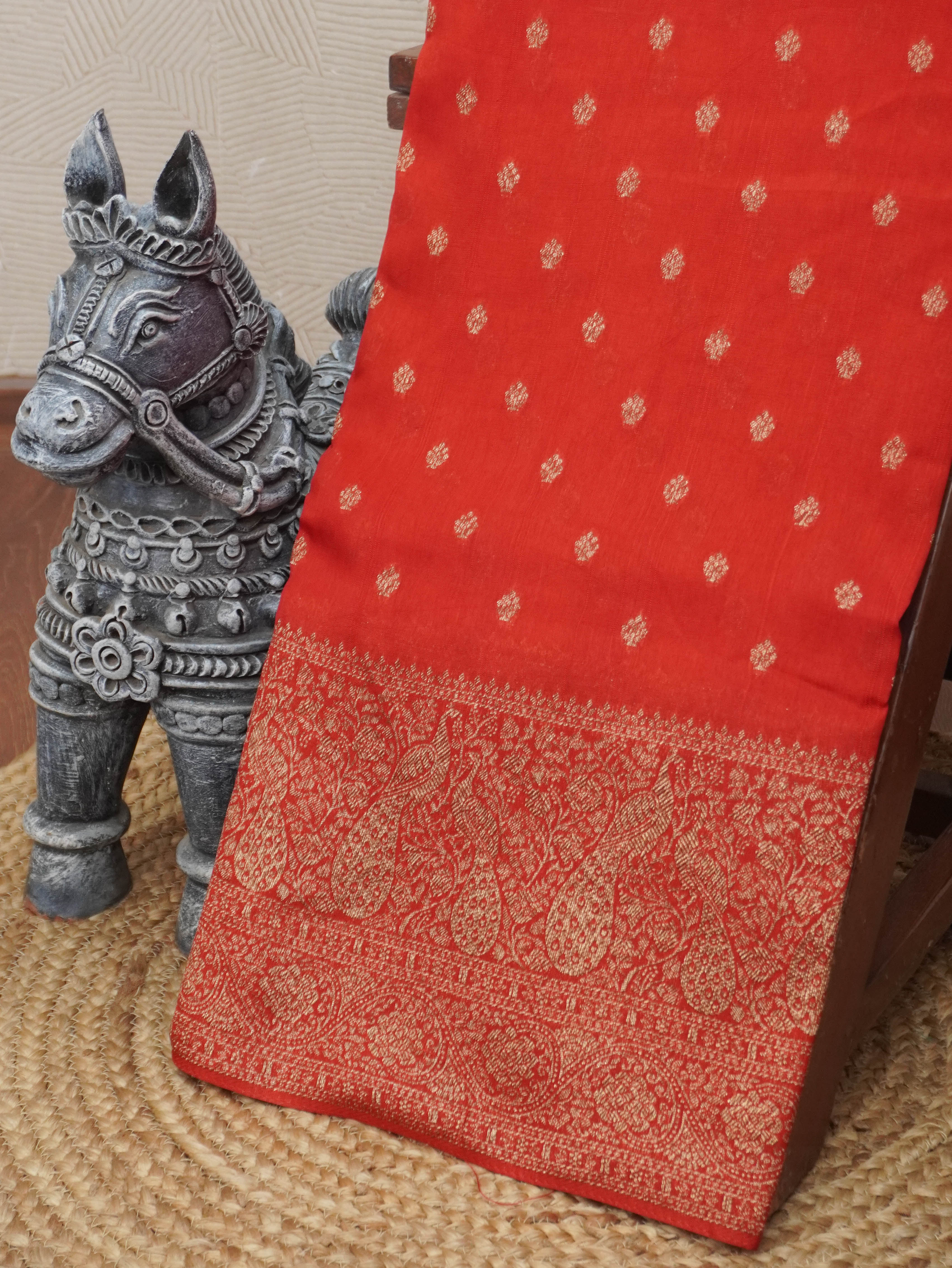 Banarasi Raw Silk Saree | TTDS3474