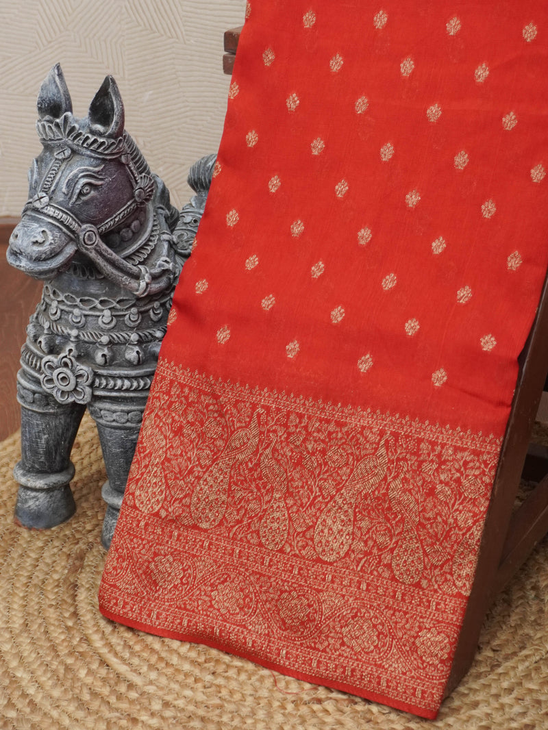 Banarasi Raw Silk Saree | TTDS3474