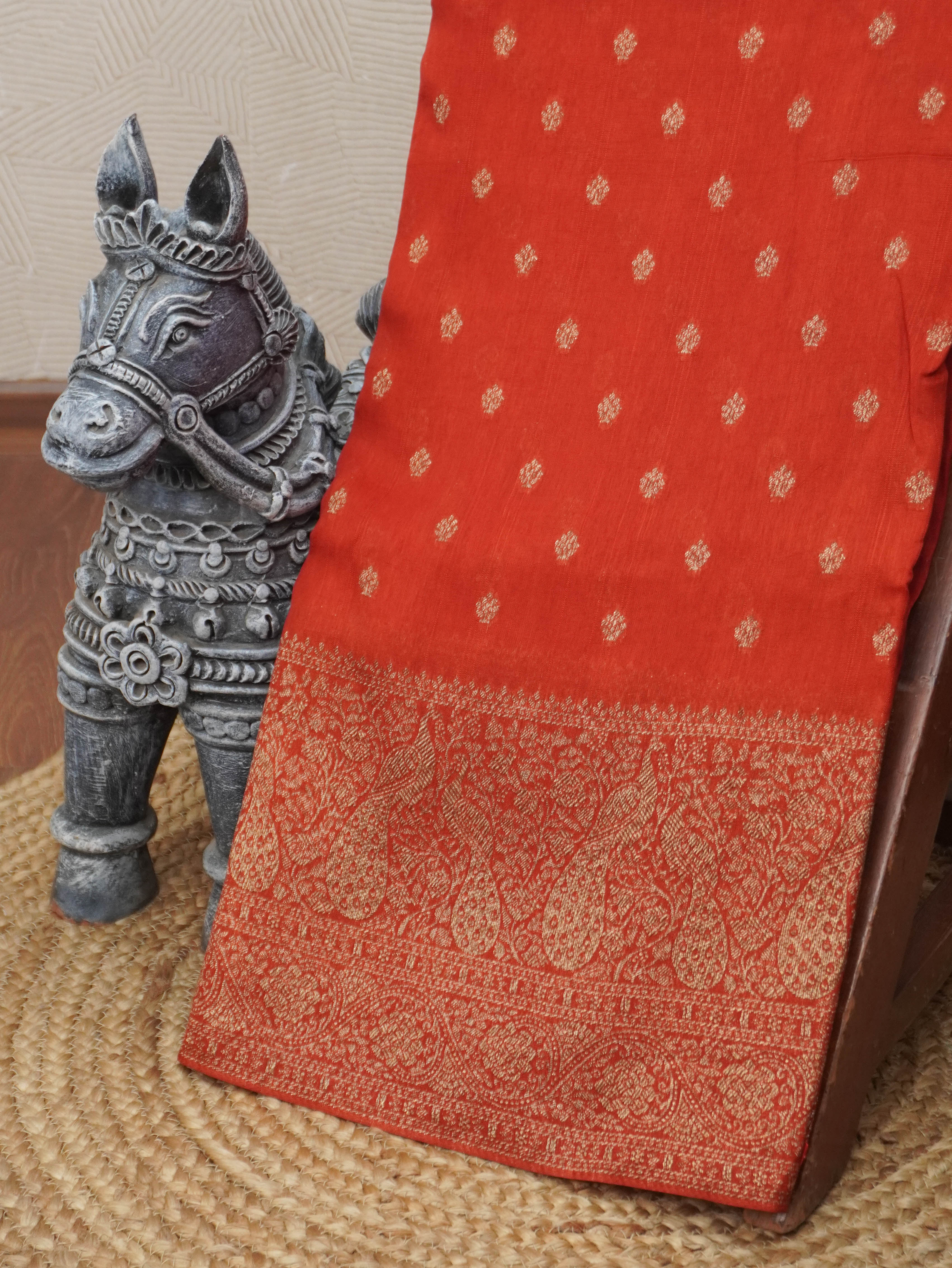 Banarasi Raw Silk Saree | TTDS3474