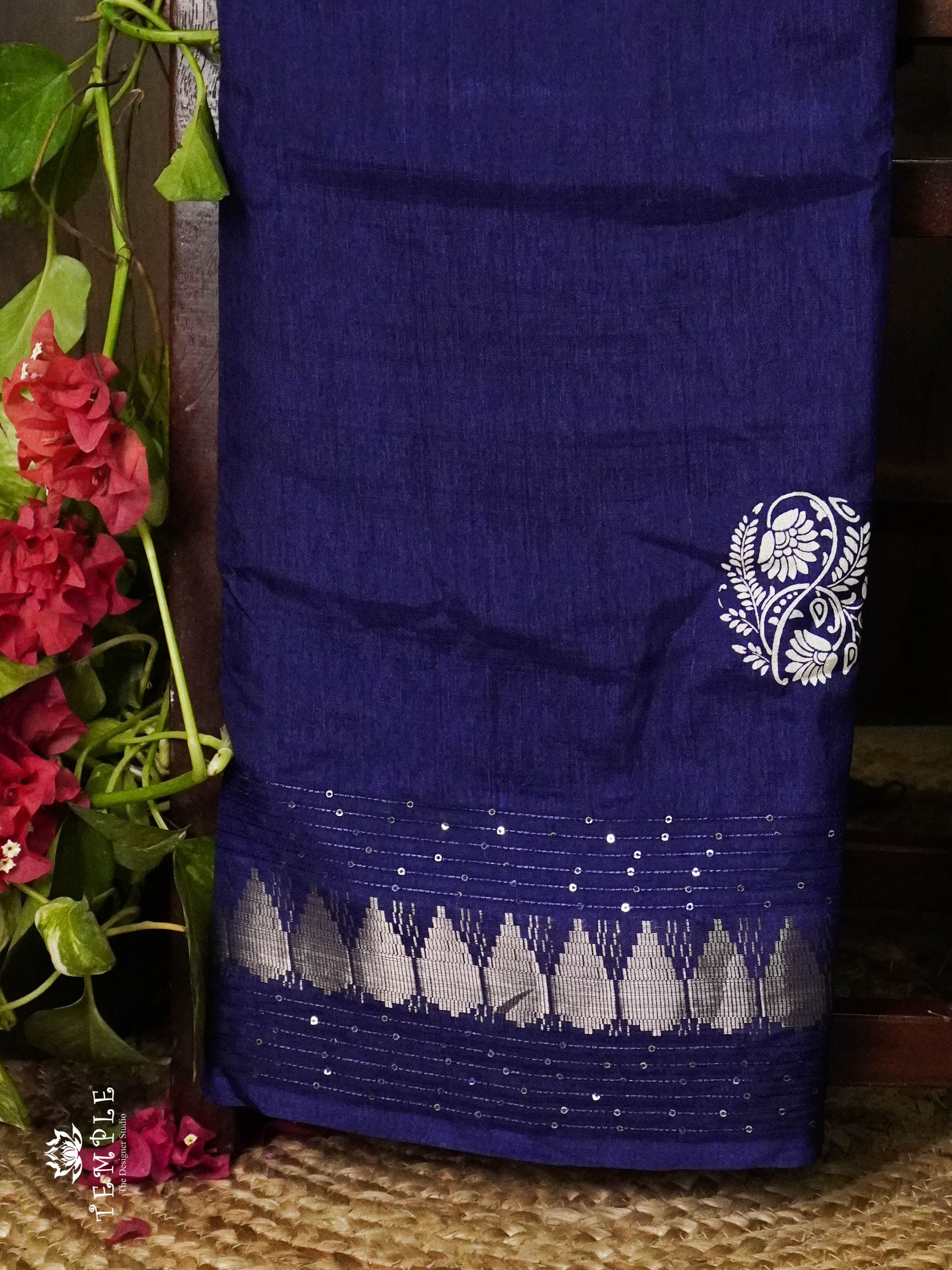 Dola Silk Saree with ( Sequins border  )  | TTDS842 | PRE BOOKING
