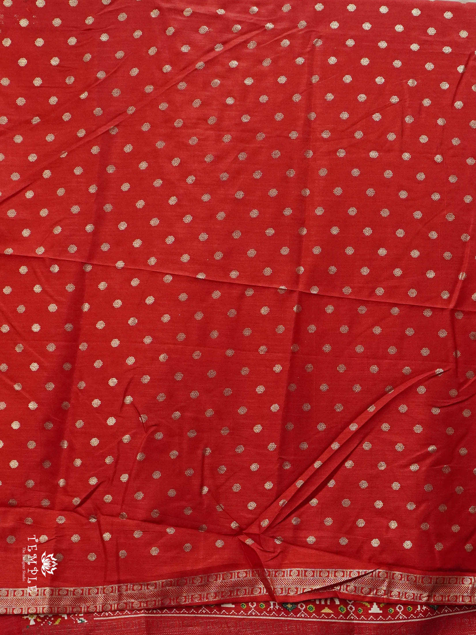 Semi Silk Saree With Patola Print | TTDS3032