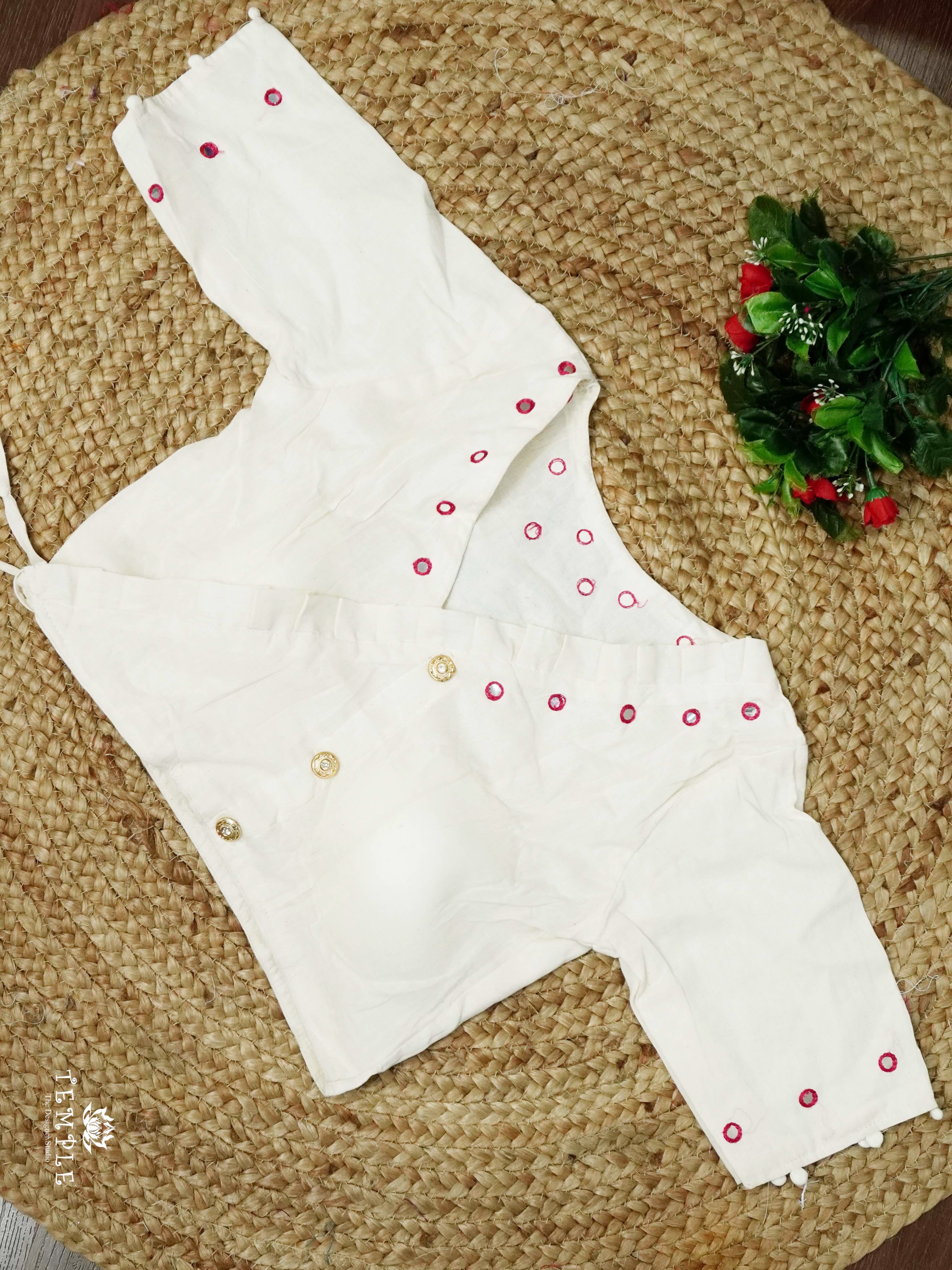 Readymade Blouse With Angrakha Pattern  | TTDS2554