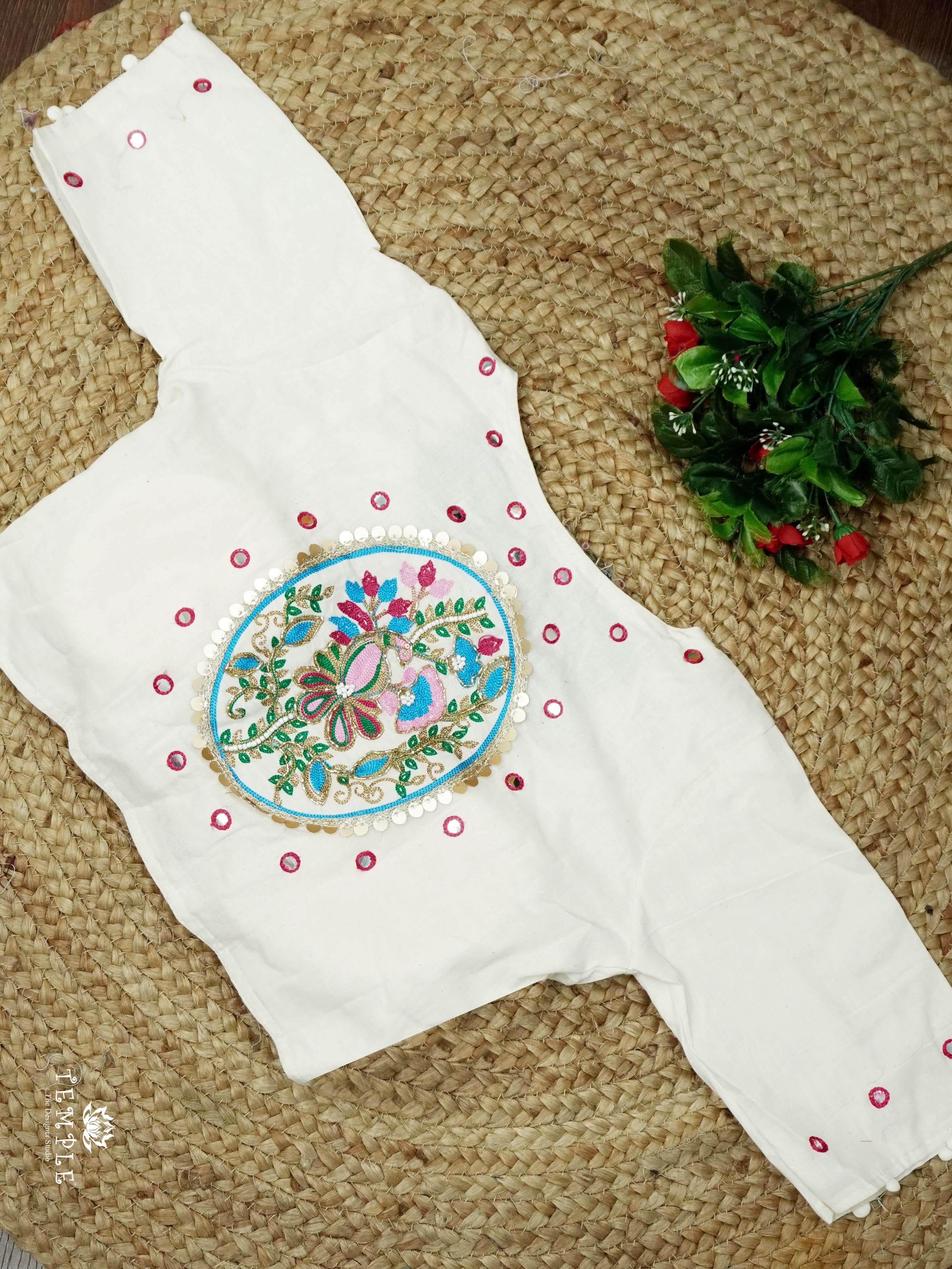 Readymade Blouse With Angrakha Pattern  | TTDS2554