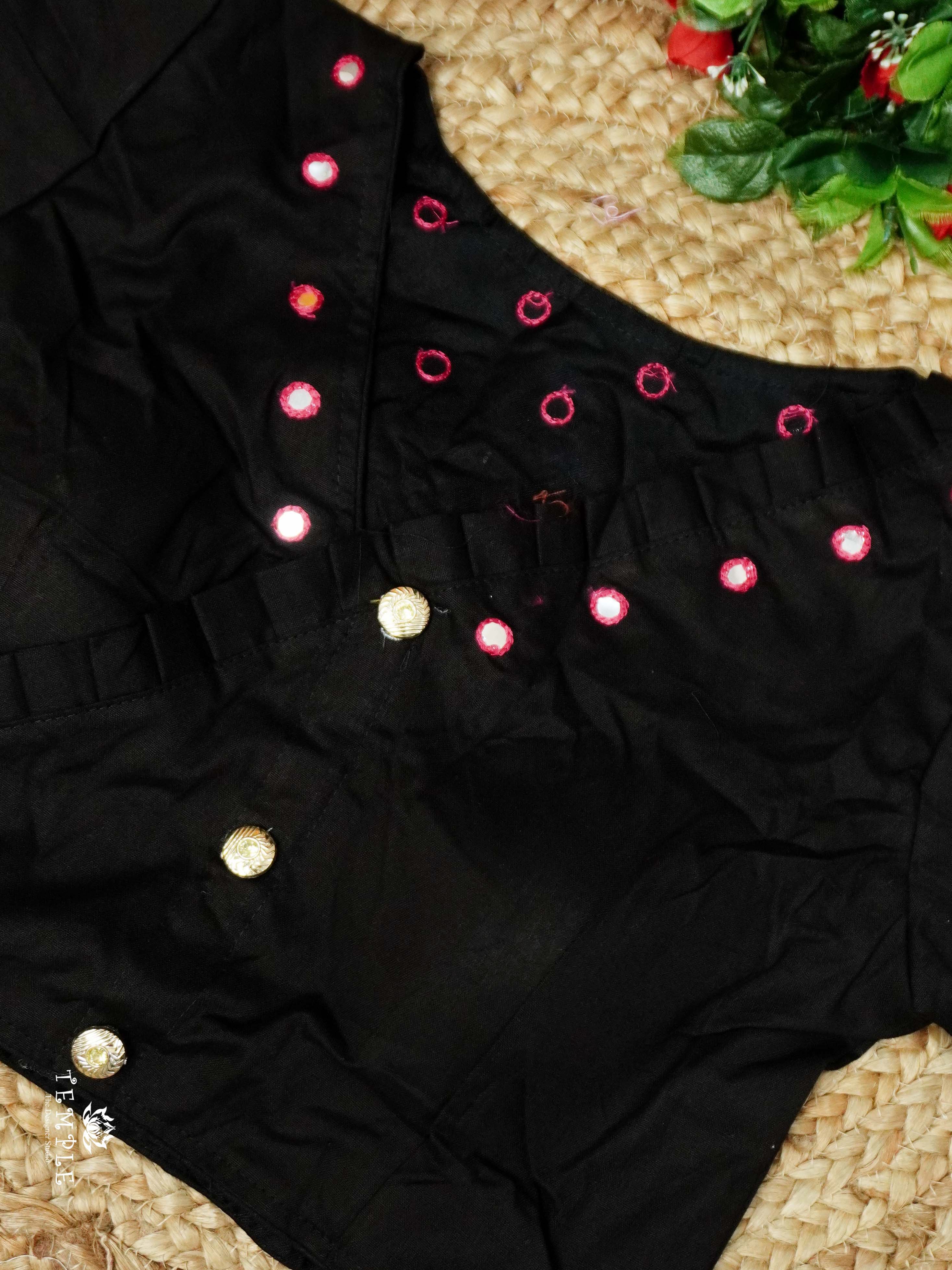 Readymade Blouse With Angrakha Pattern  | TTDS2554