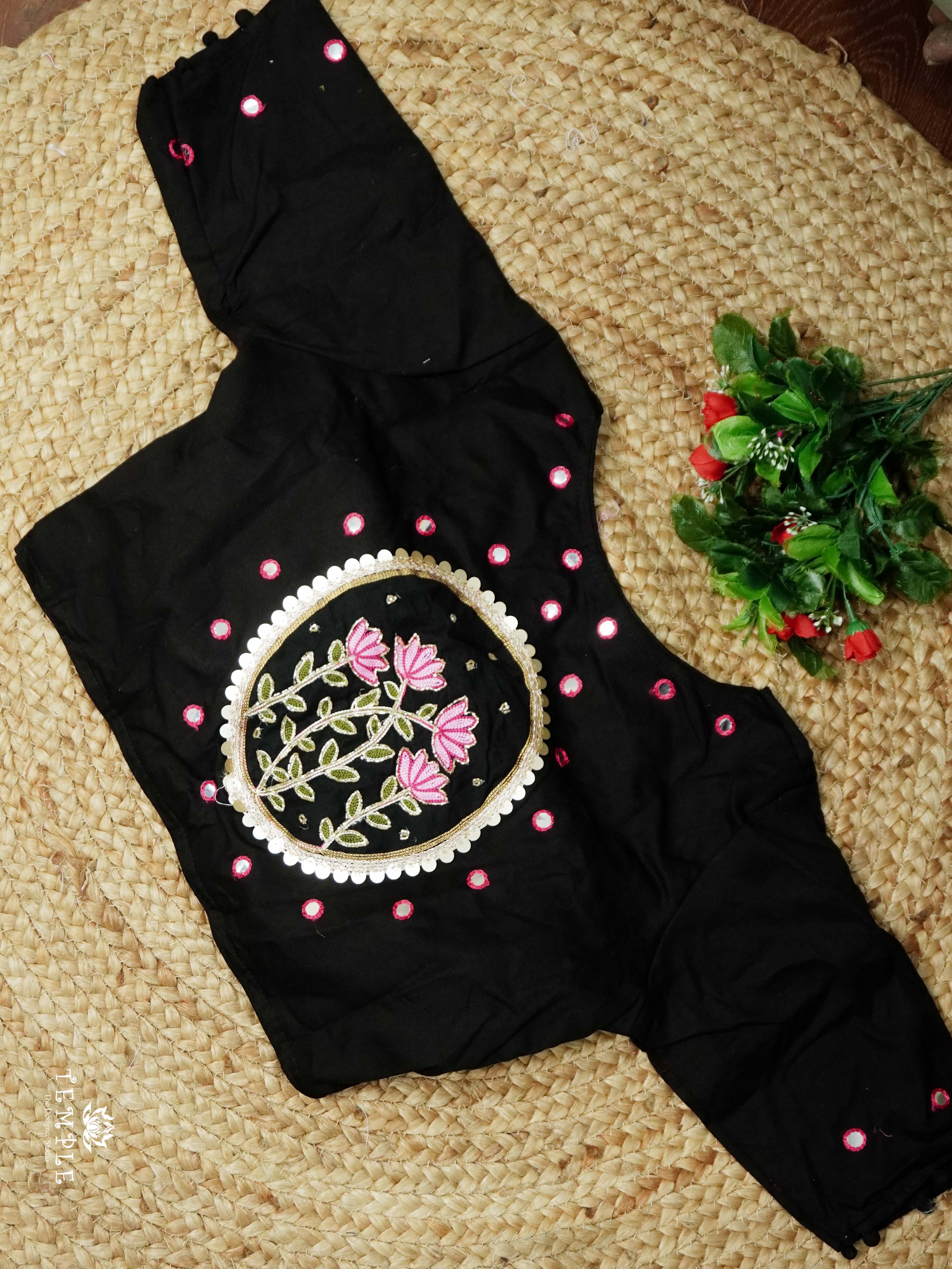 Readymade Blouse With Angrakha Pattern  | TTDS2554