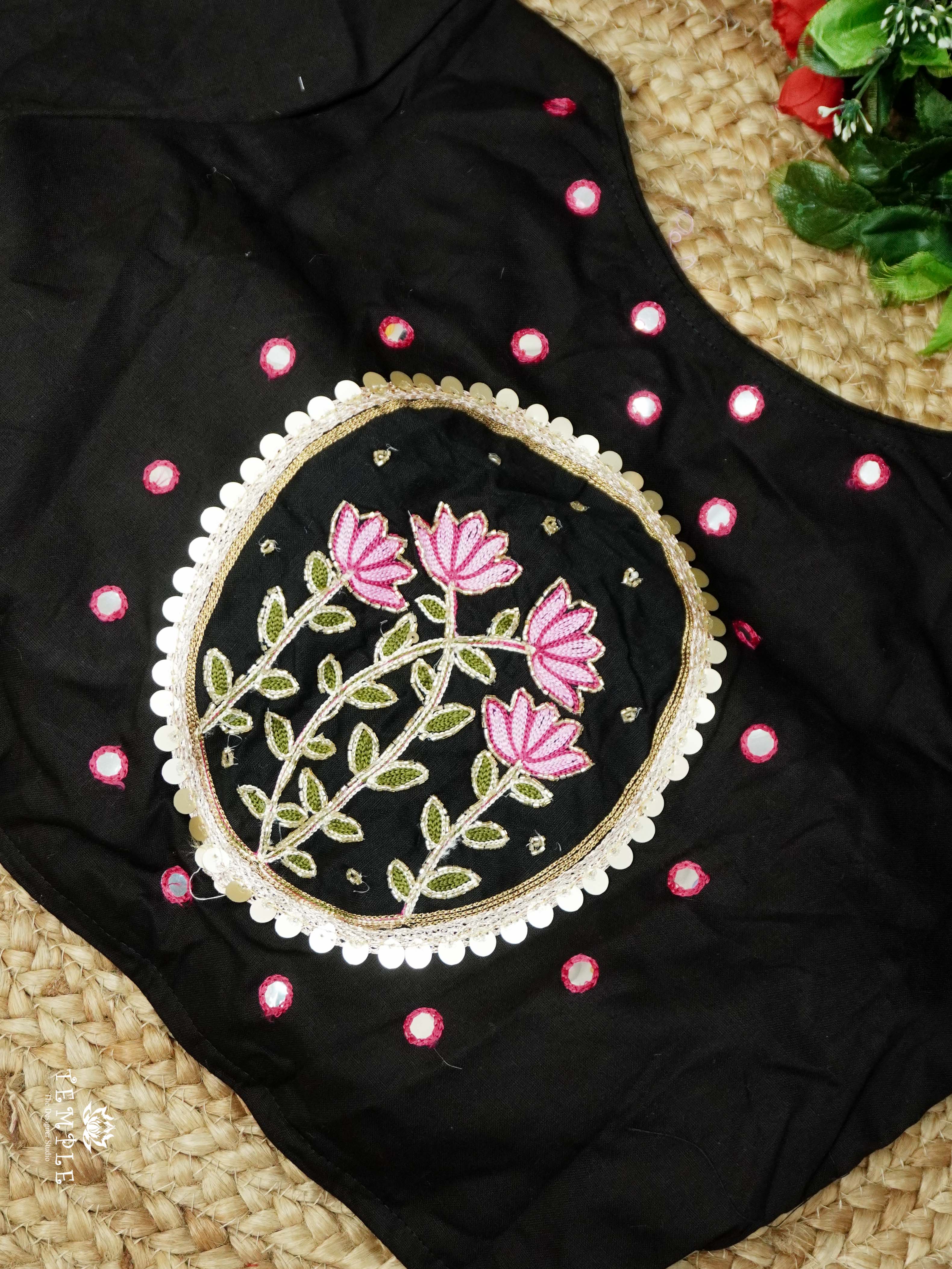 Readymade Blouse With Angrakha Pattern  | TTDS2554