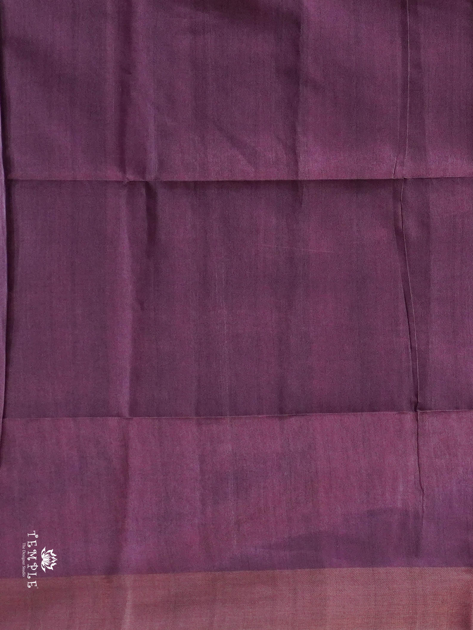 Tussar Saree With Temple Border | TTDS3030