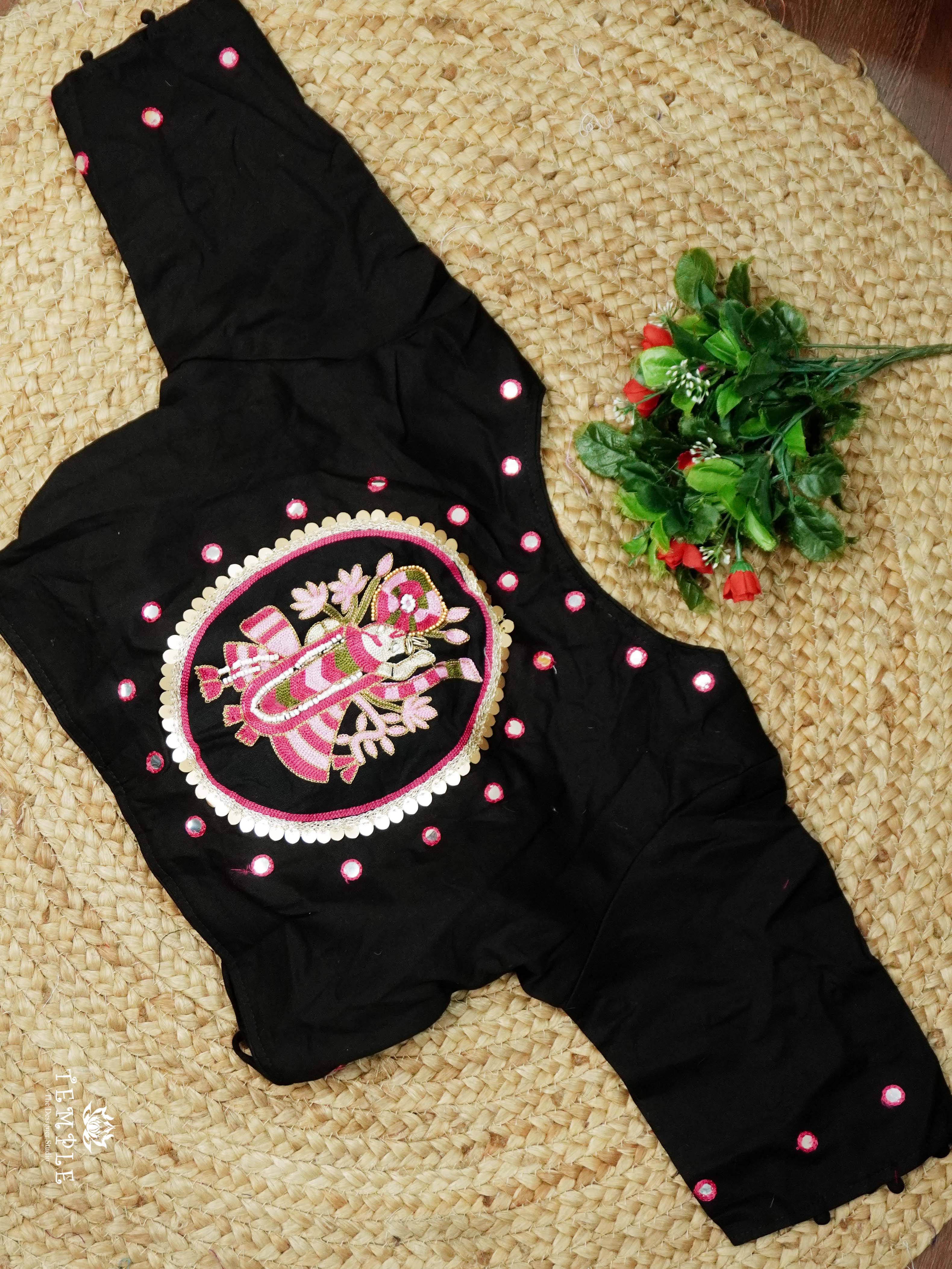 Readymade Blouse With Angrakha Pattern  | TTDS2554