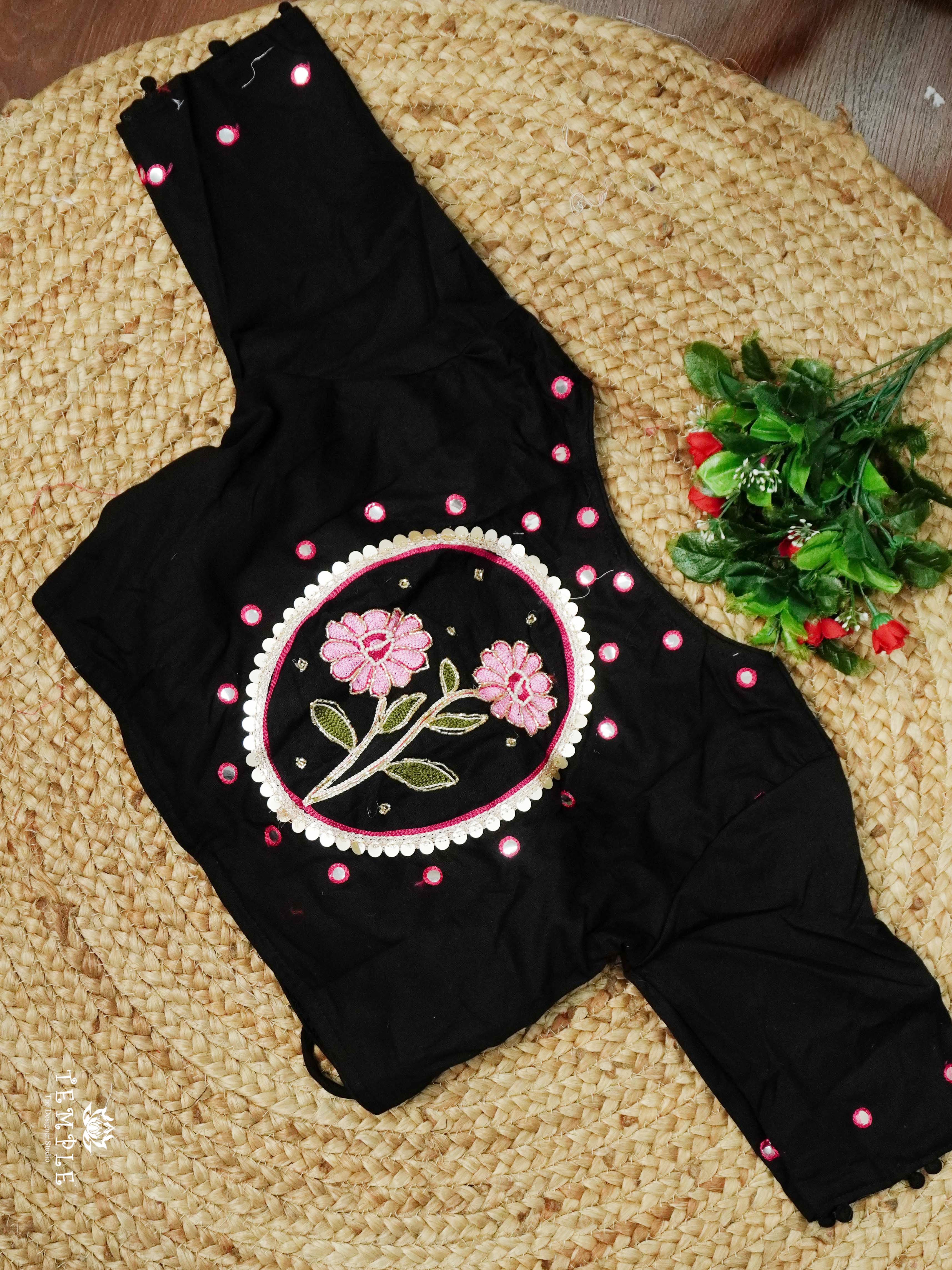Readymade Blouse With Angrakha Pattern  | TTDS2554