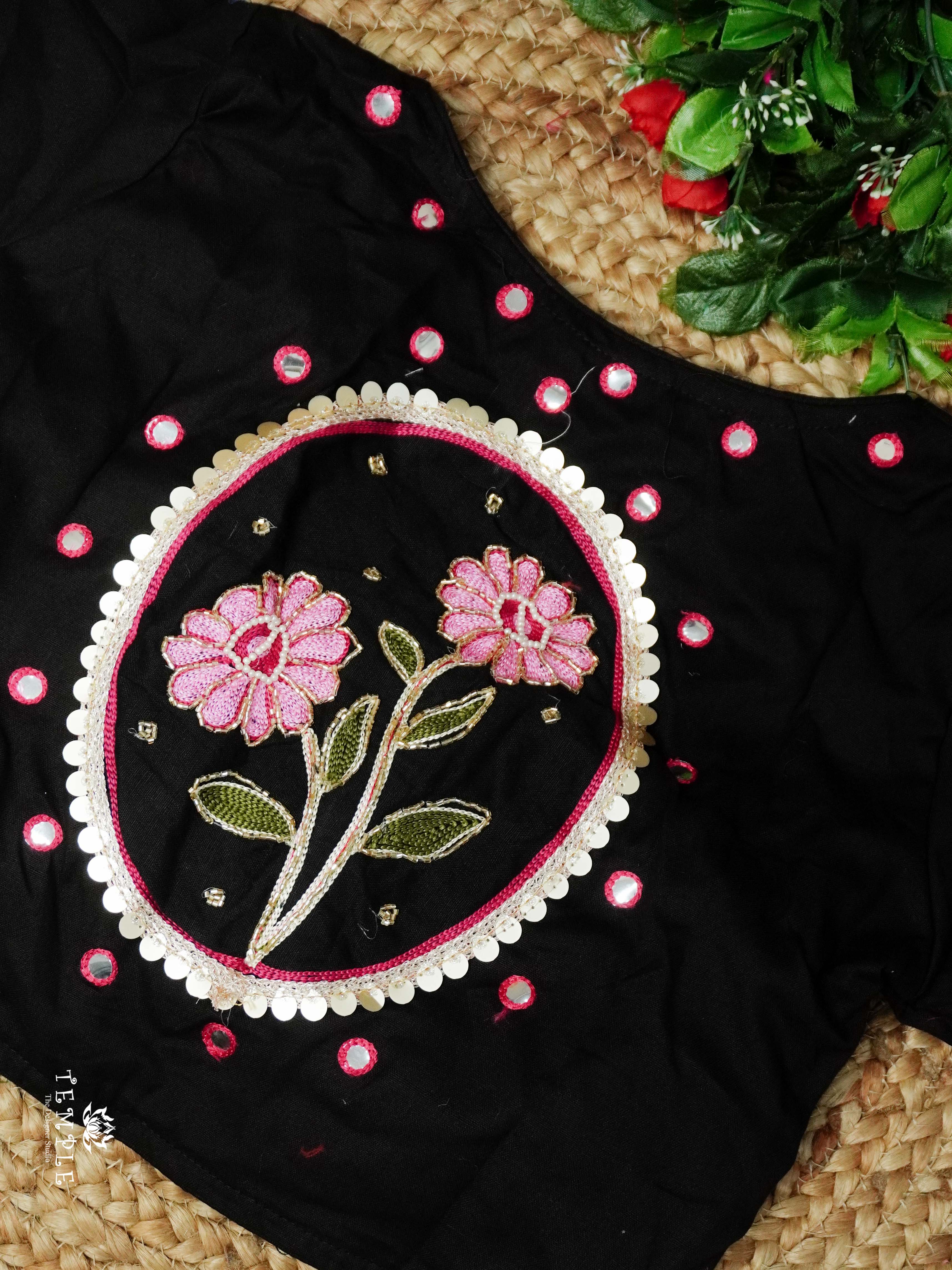 Readymade Blouse With Angrakha Pattern  | TTDS2554