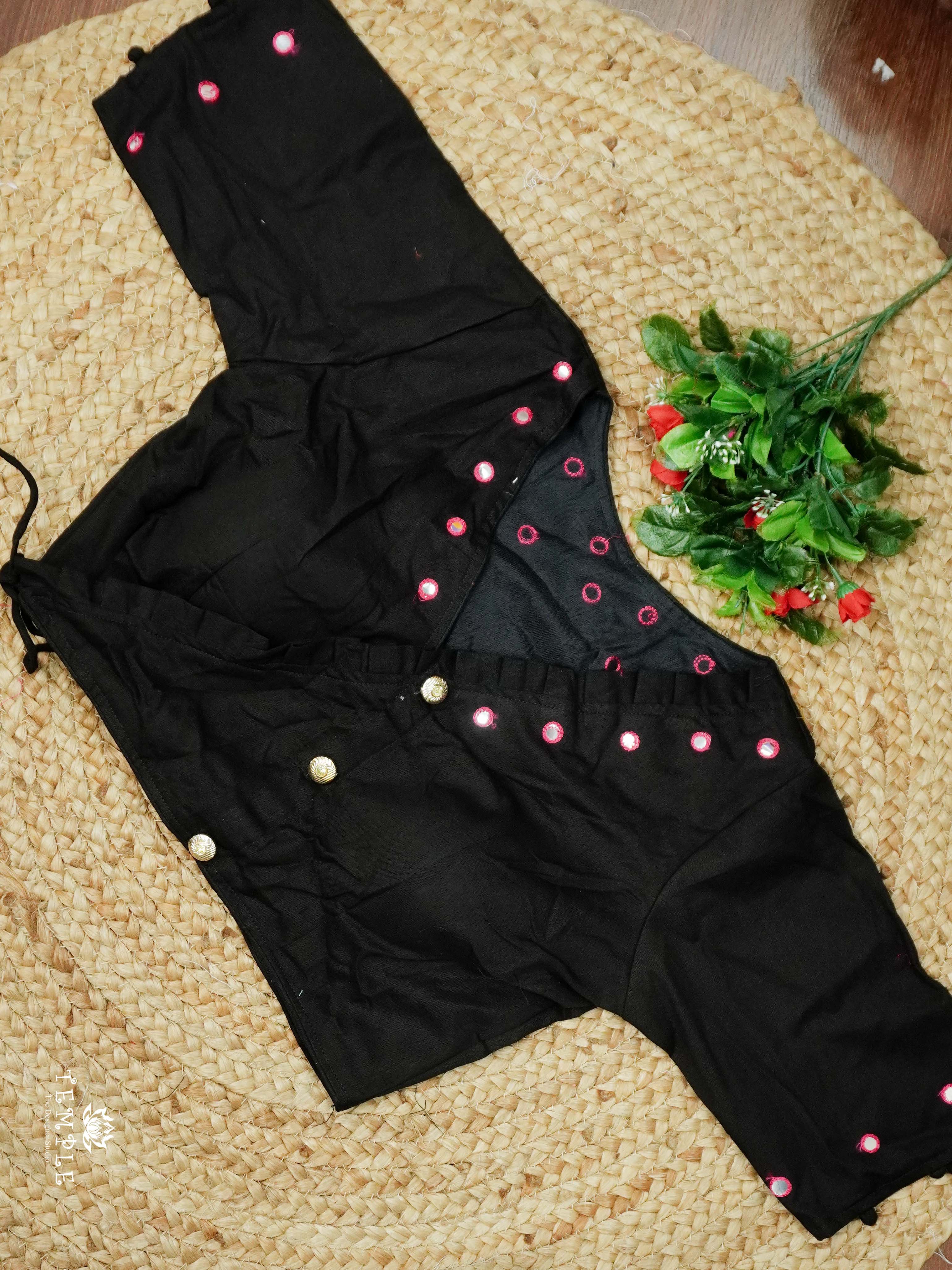 Readymade Blouse With Angrakha Pattern  | TTDS2554